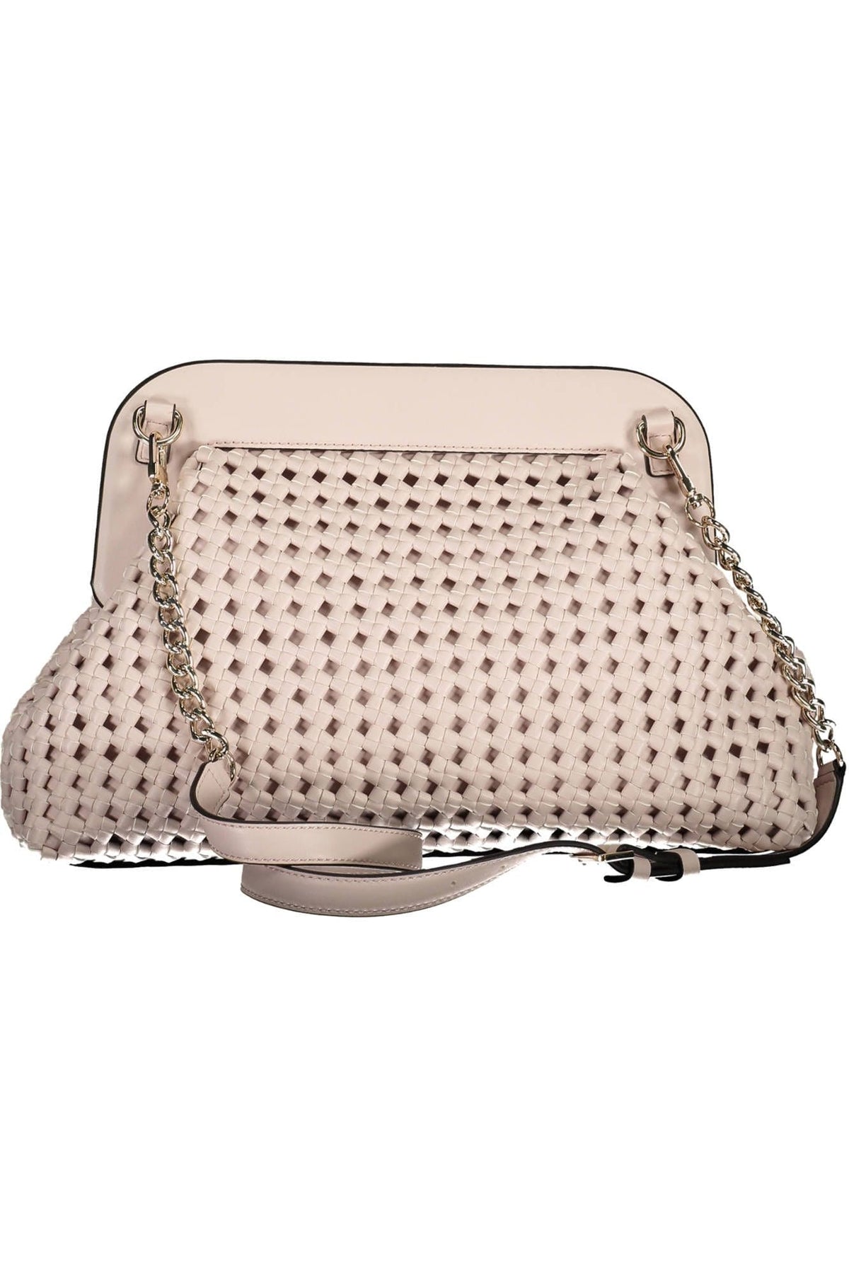 Bolso elegante rosa con detalles en contraste de Guess Jeans