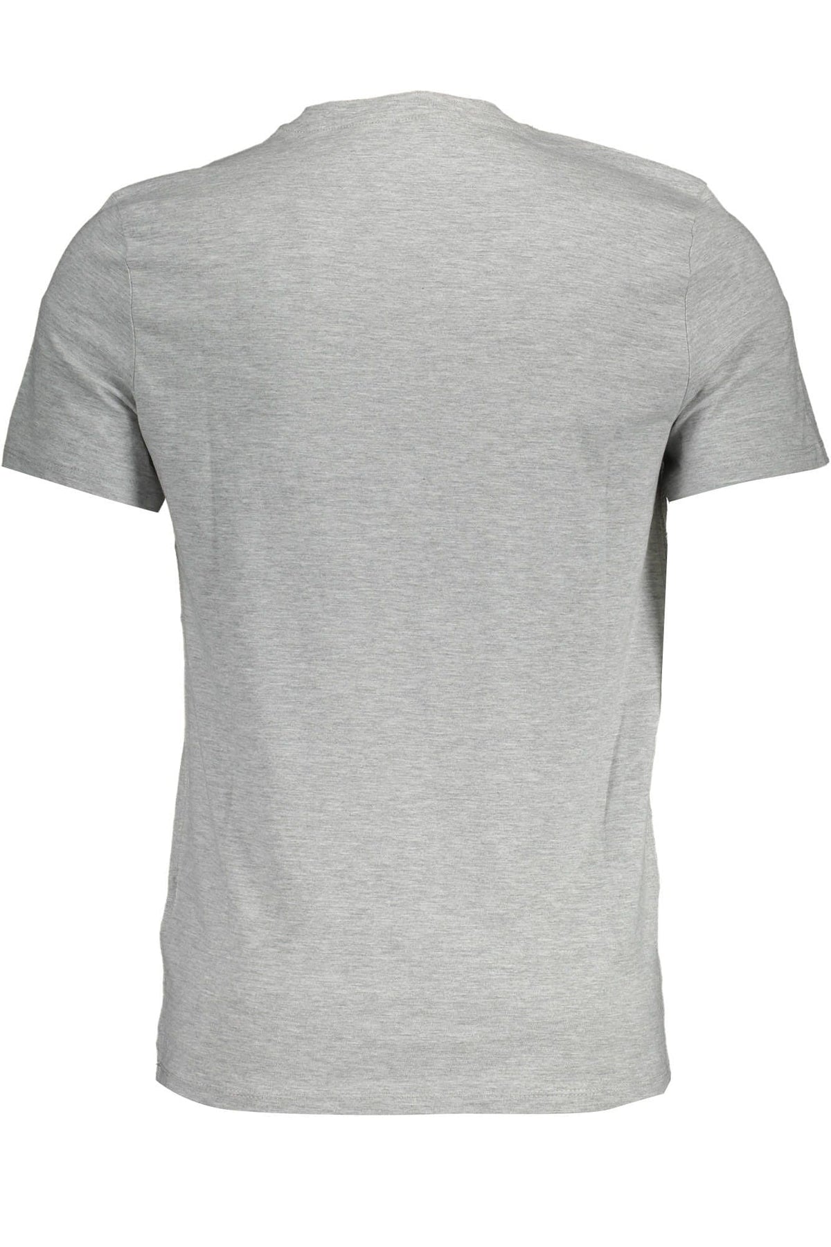 T-shirt slim à col en V Guess Jeans en gris