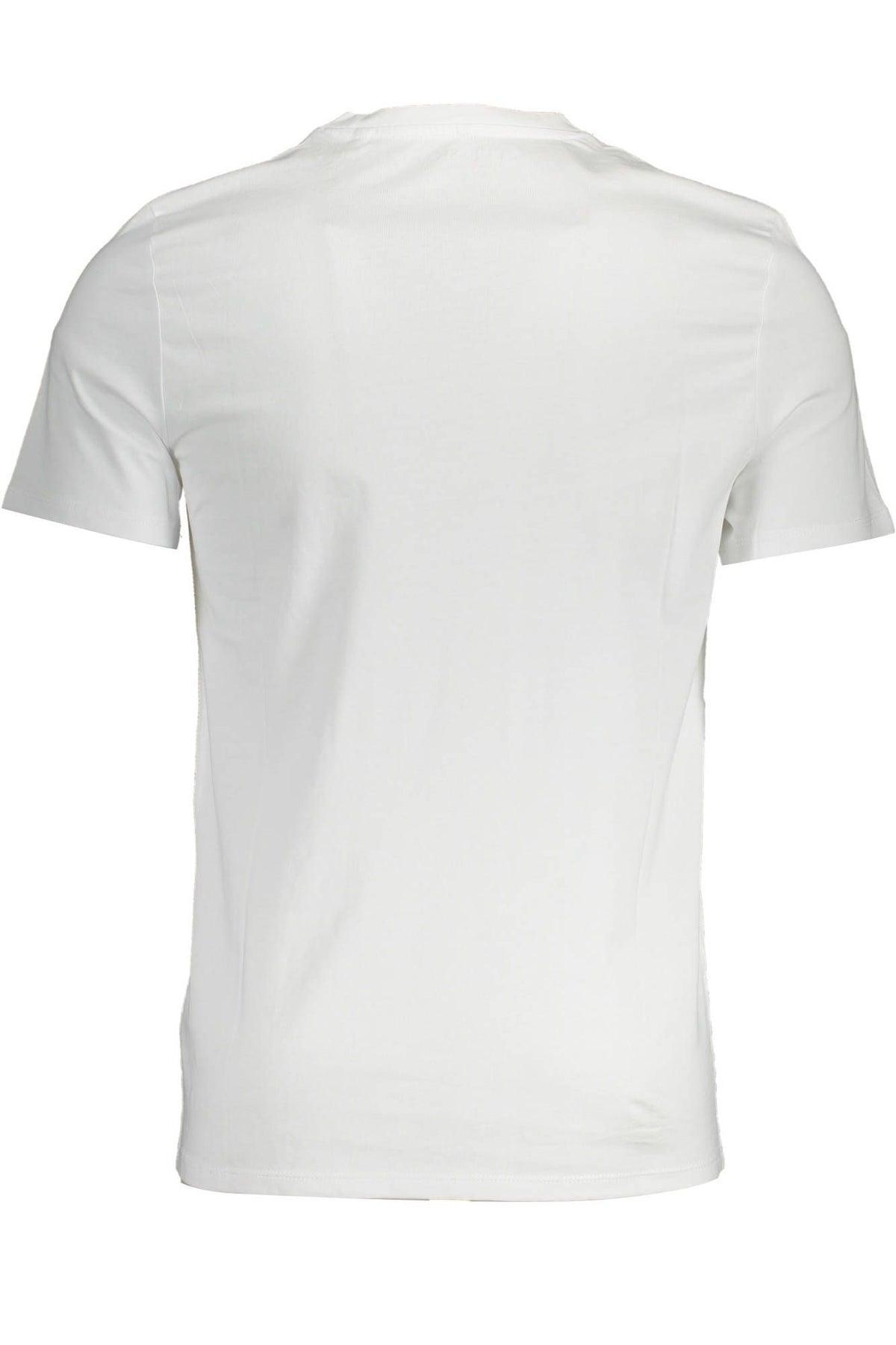 T-shirt slim à col en V et logo Guess Jeans