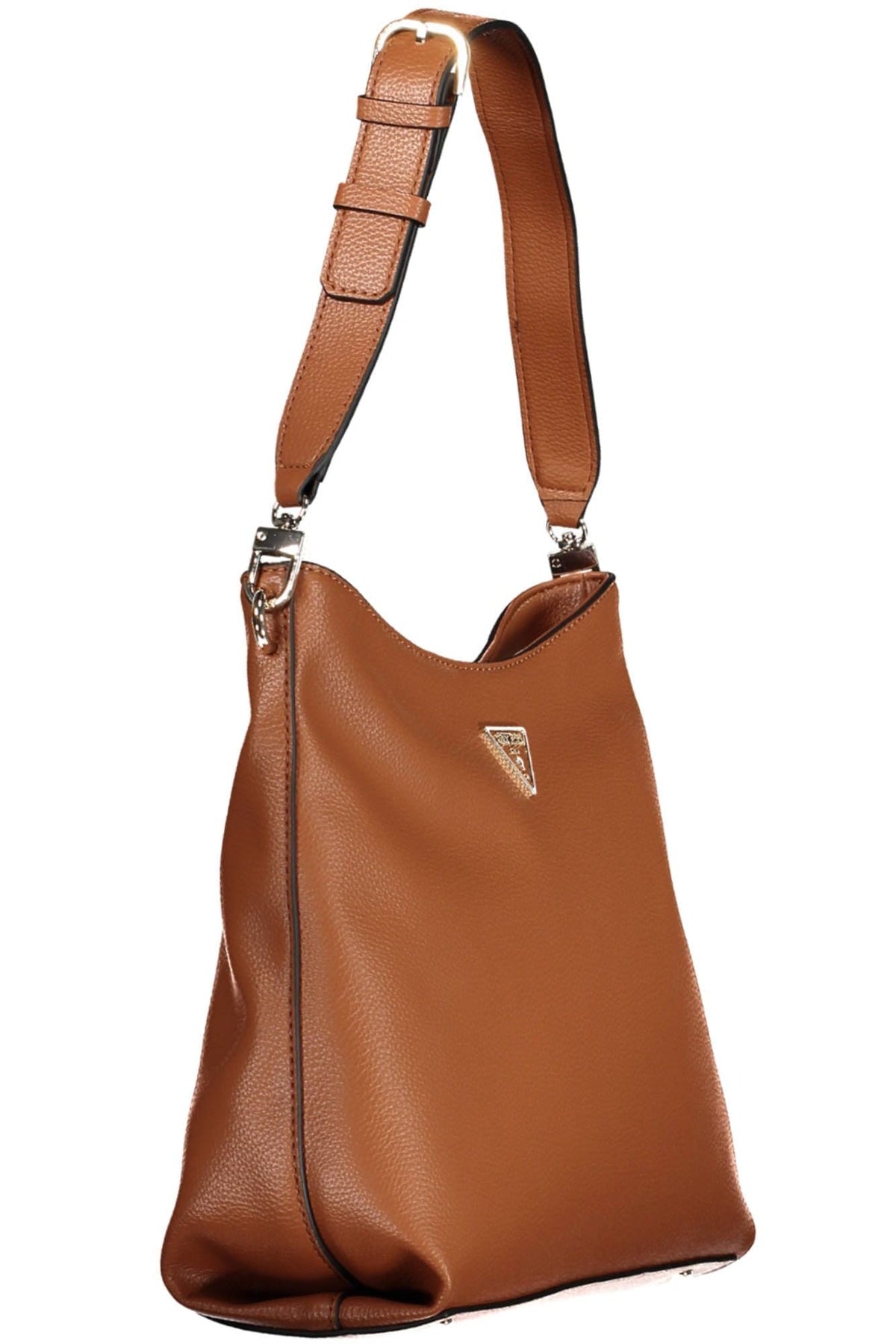 Sac à bandoulière Guess Jeans Chic marron avec détail logo