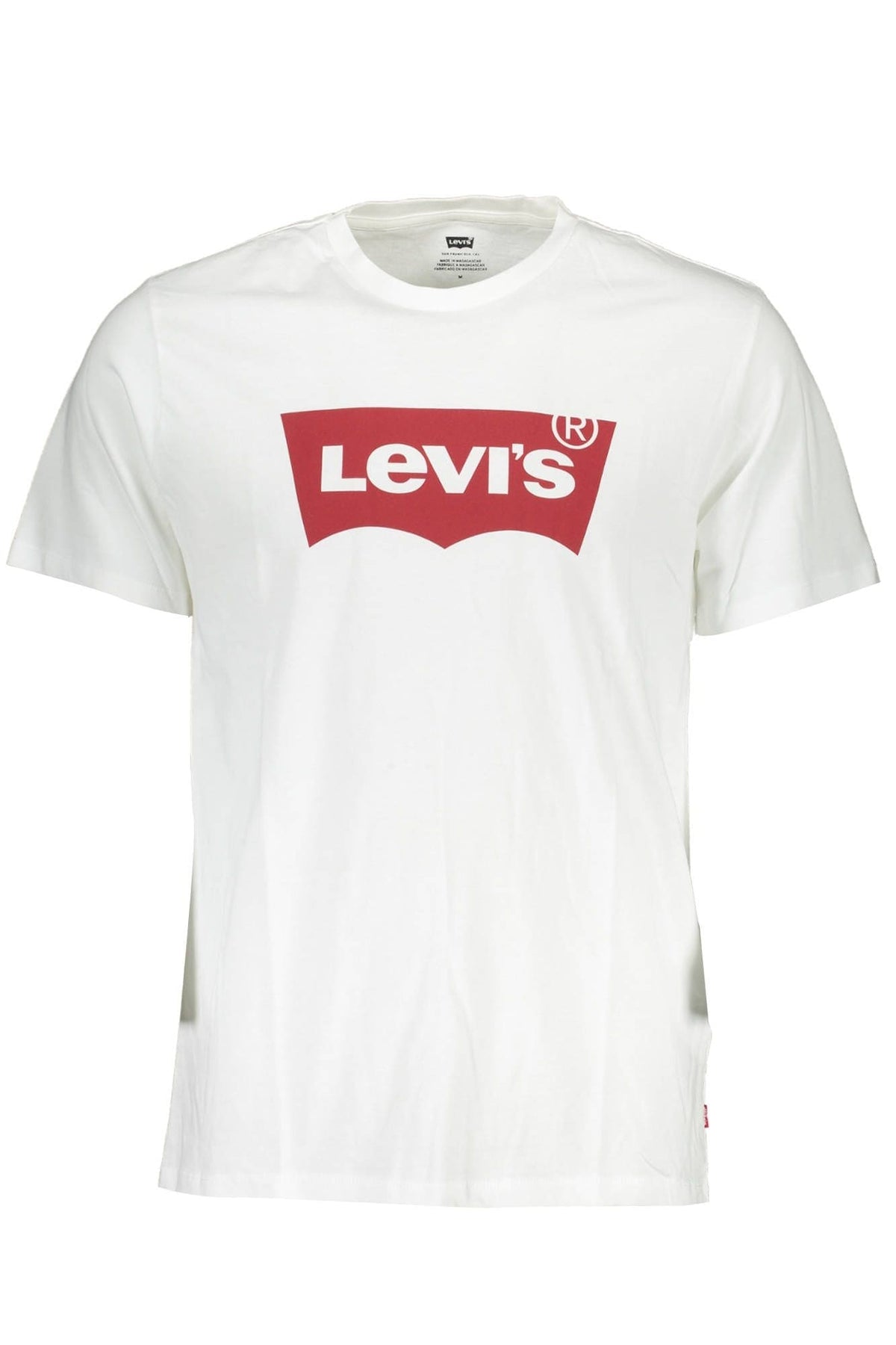 T-shirt ras du cou blanc avec logo Levi's