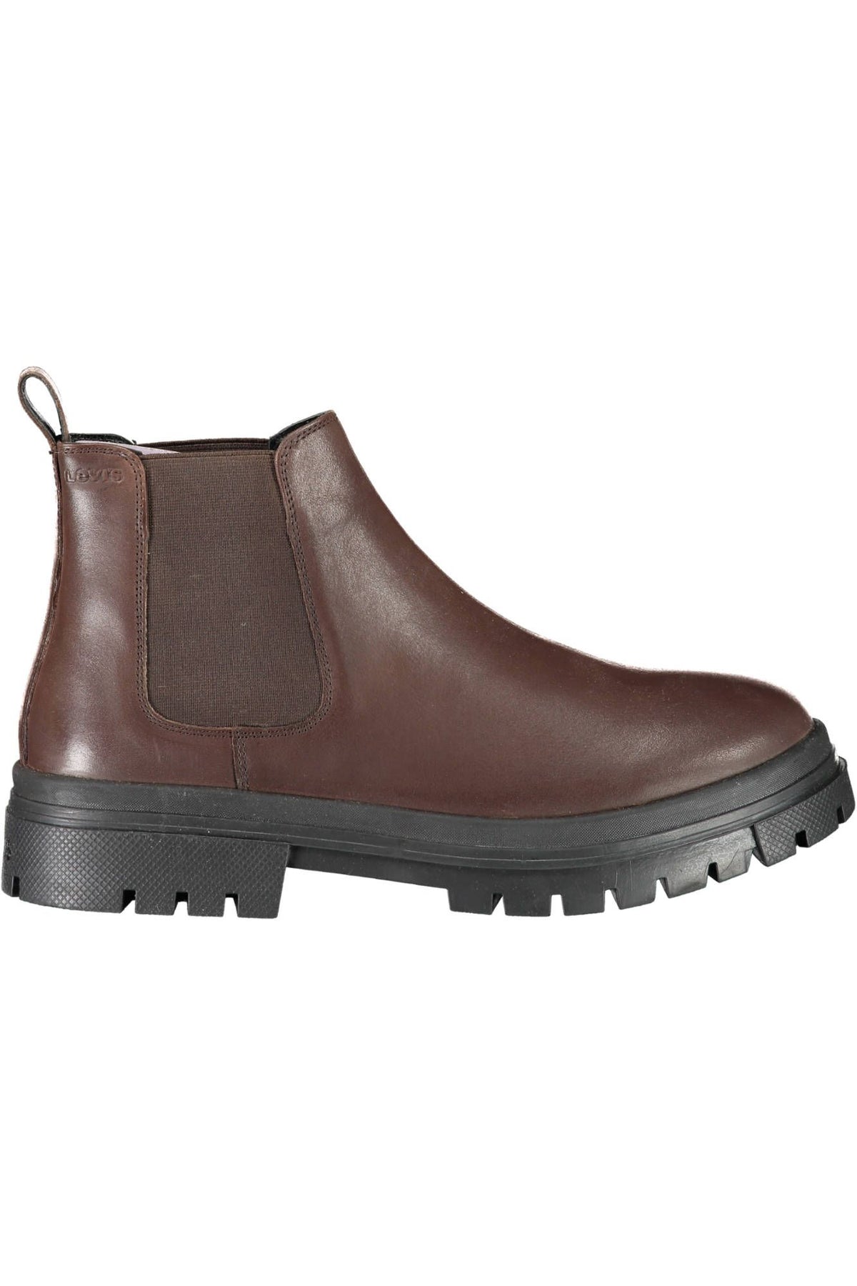 Bottines Levi's Chic Brown avec détail élastique latéral