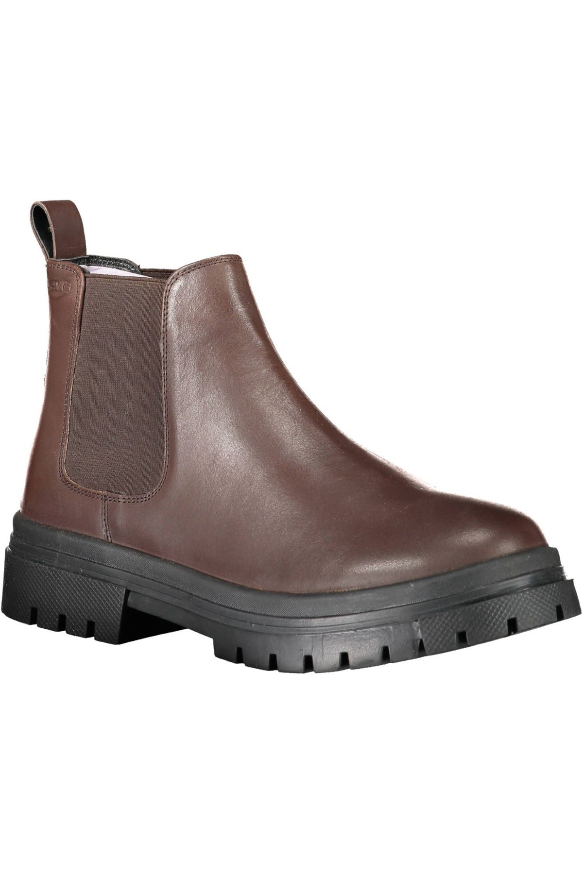 Bottines Levi's Chic Brown avec détail élastique latéral