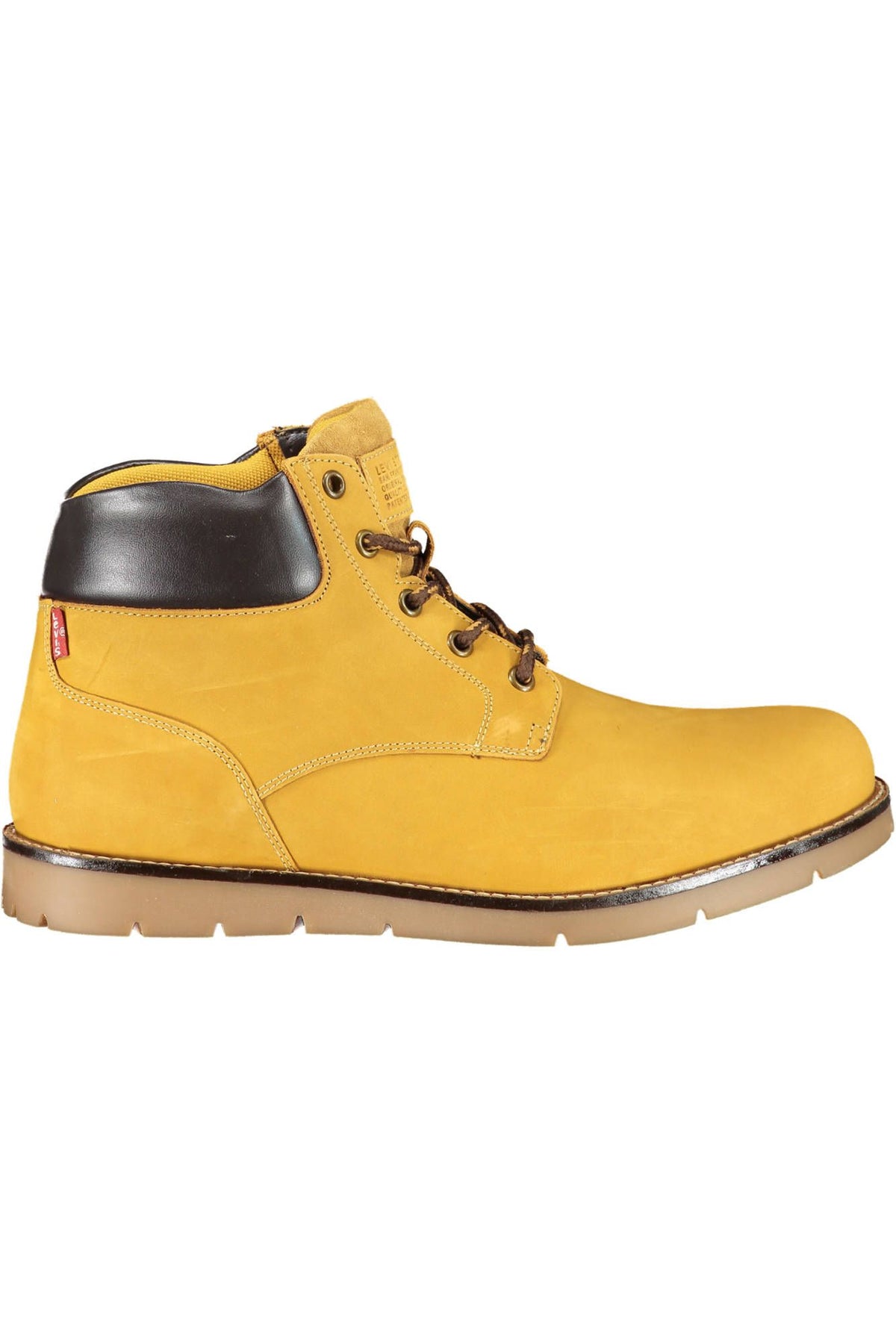 Botines Levi's Sunset Yellow con detalle de cordones