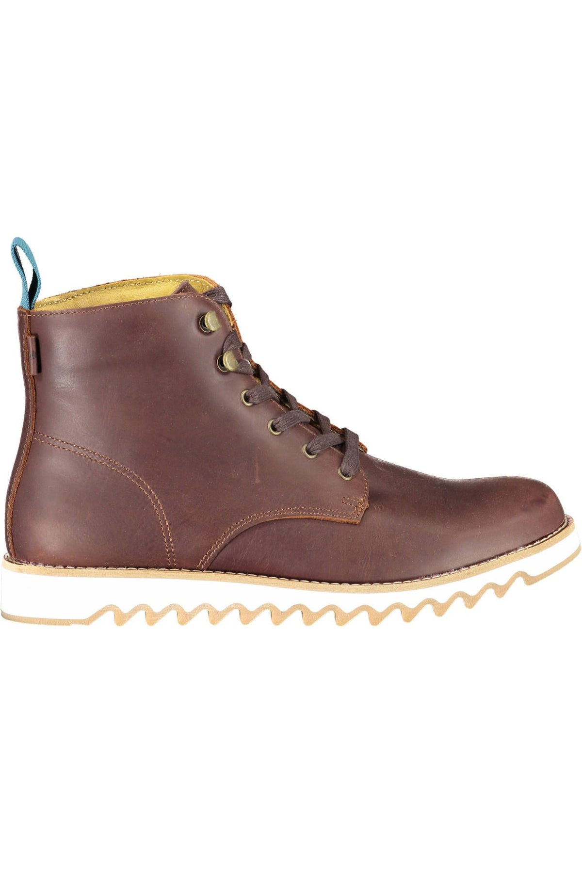 Bottines à lacets Levi's Elevated marron avec semelle contrastante