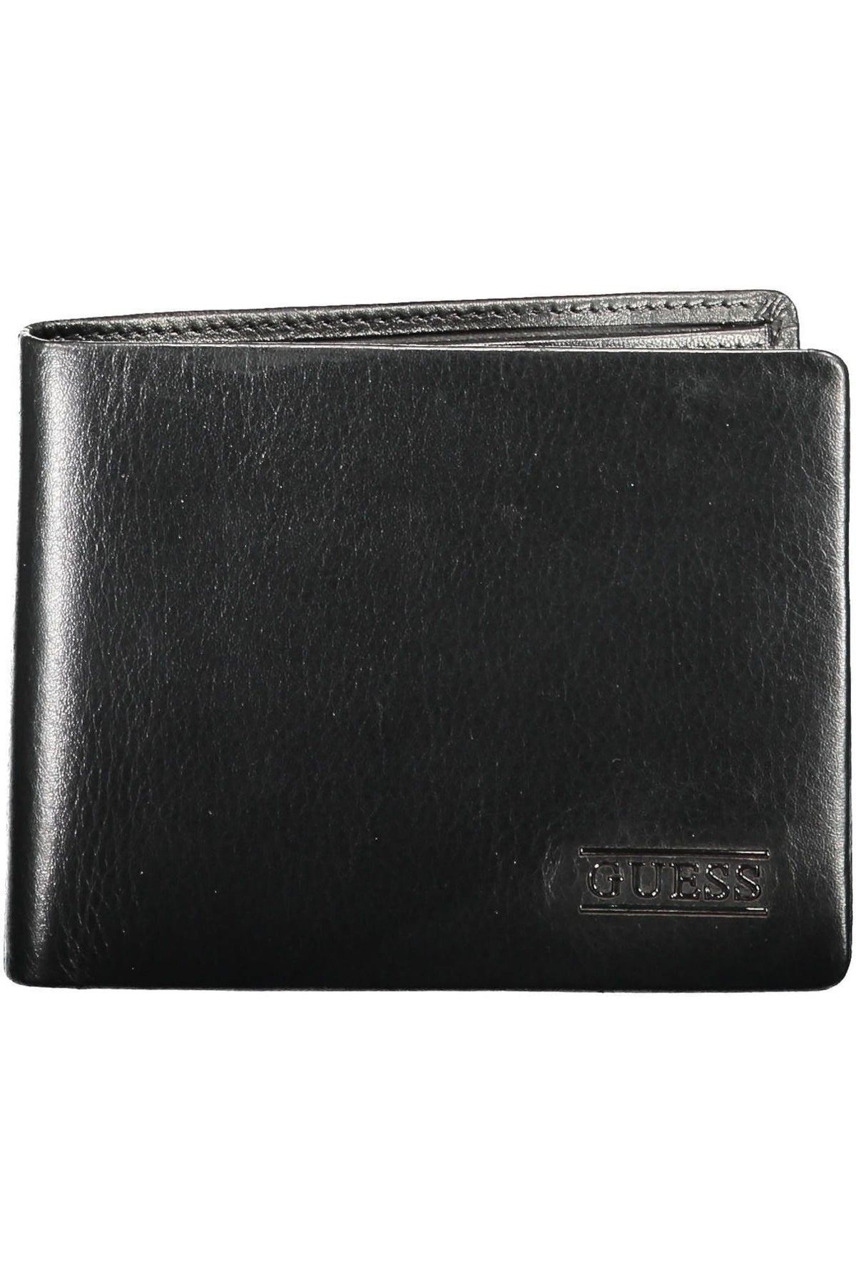 Cartera elegante de cuero negro para hombre de Guess Jeans