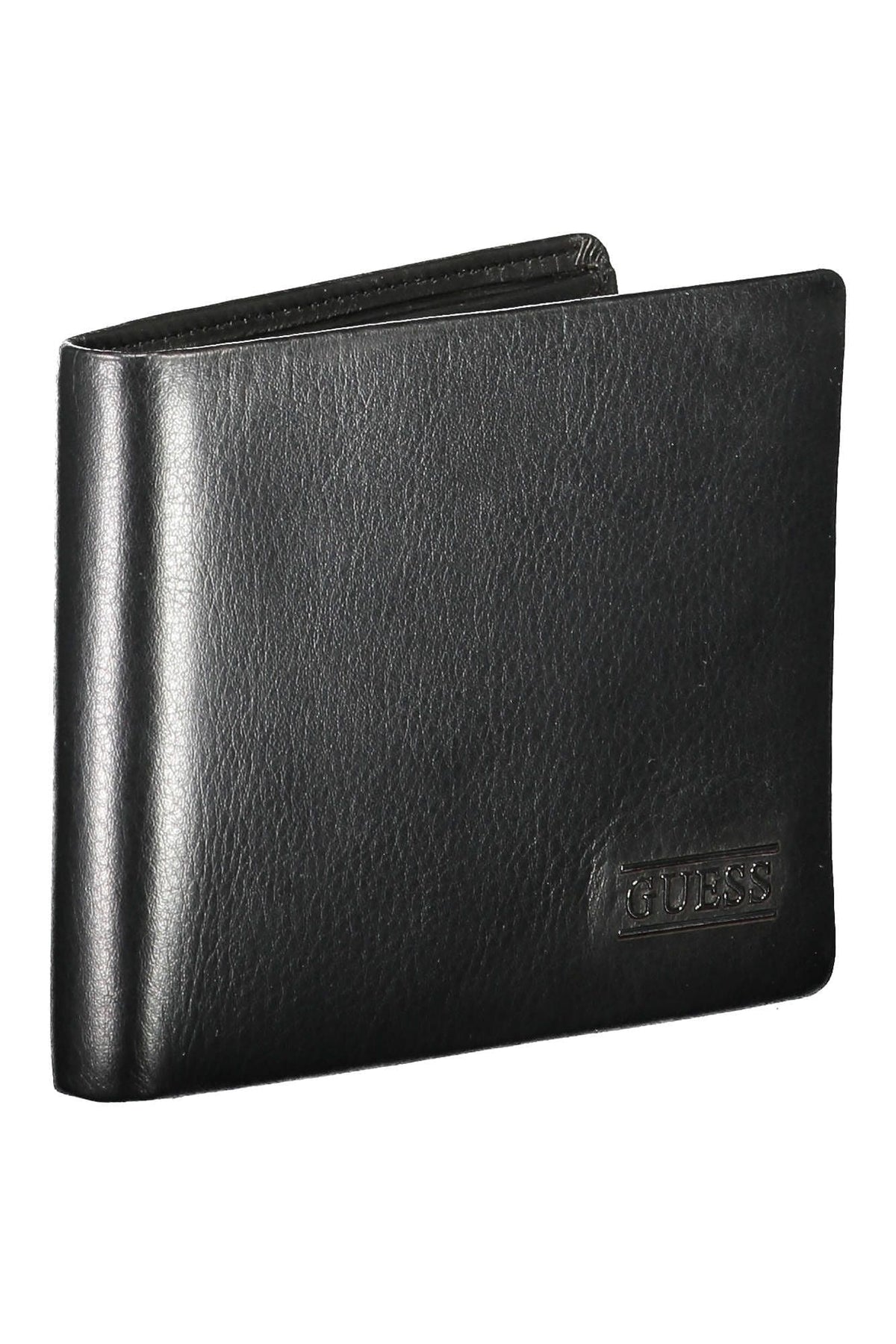 Cartera elegante de cuero negro para hombre de Guess Jeans