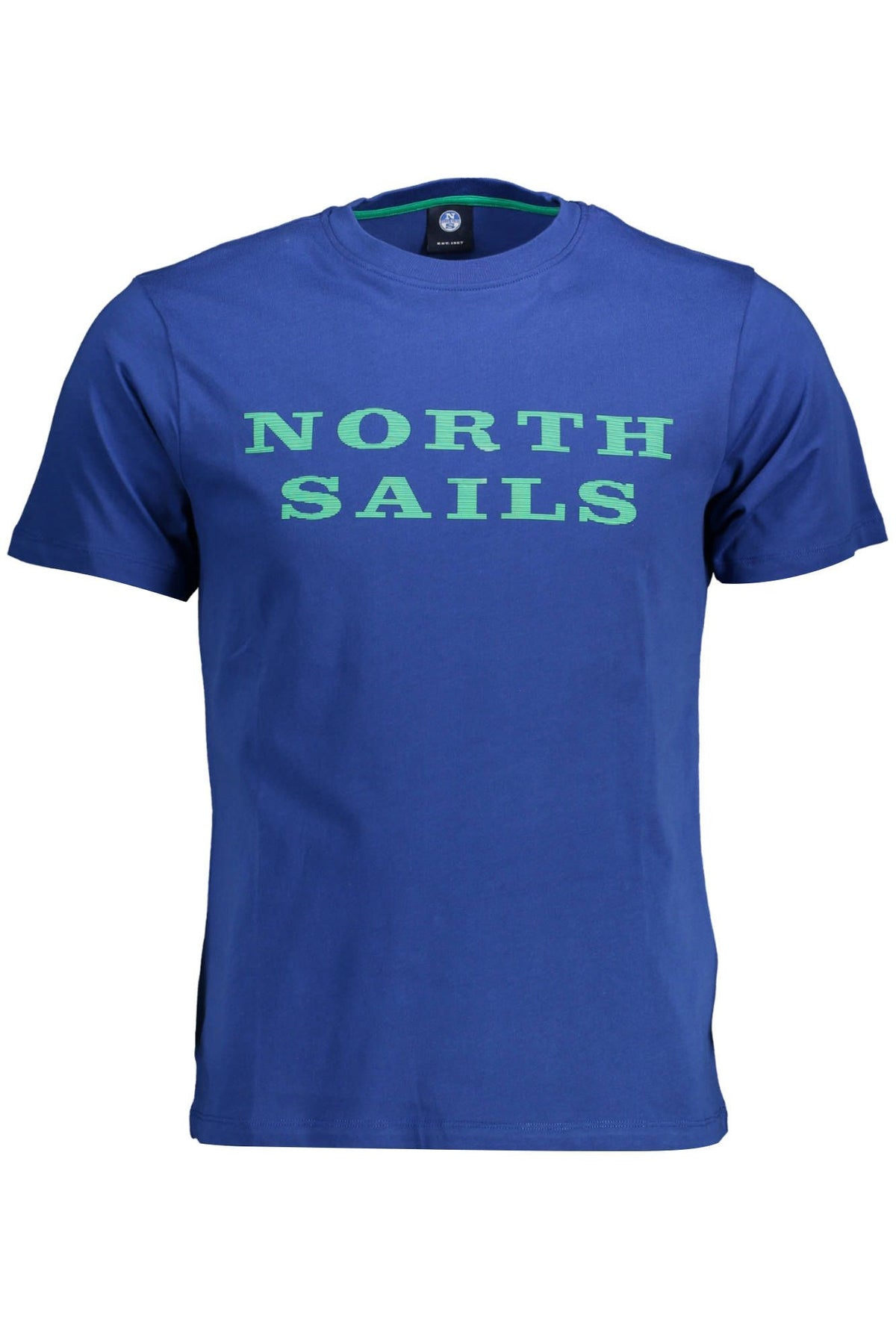 T-shirt à col rond imprimé bleu chic de North Sails - Manches courtes