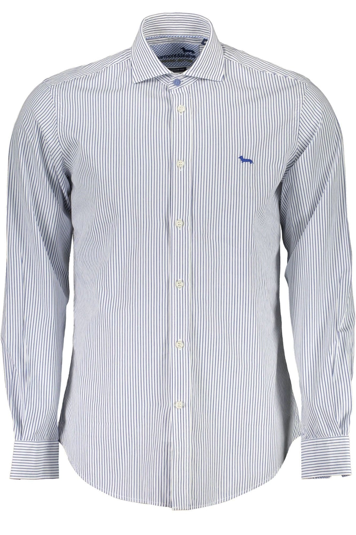 Harmont & Blaine Elegant White Narrow Fit Long Sleeve Shirt