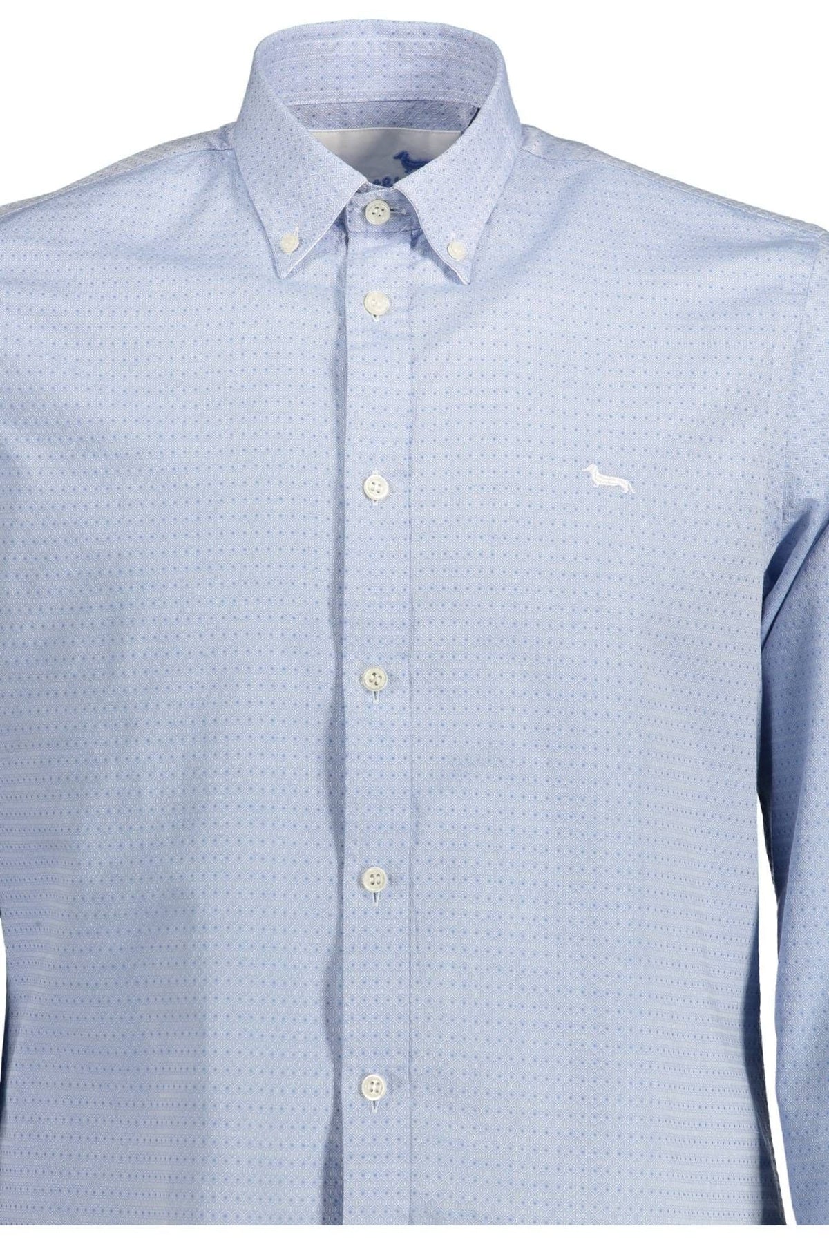 Camisa de algodón azul claro de corte regular de Harmont &amp; Blaine