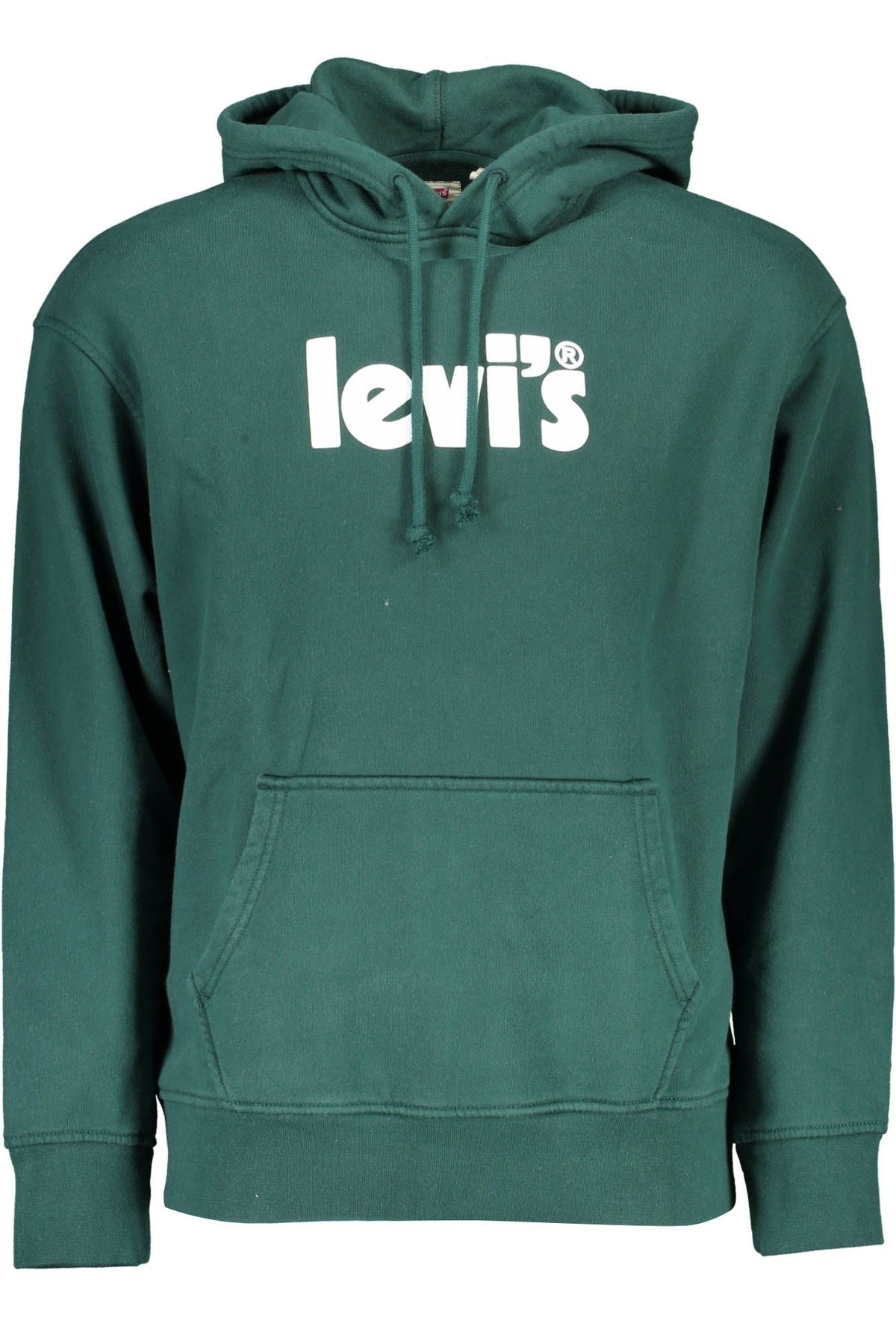 Sudadera con capucha de algodón verde chic de Levi's