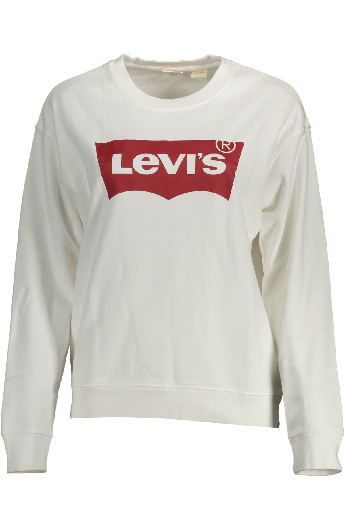 Sweat-shirt en coton blanc avec logo Levi's Chic