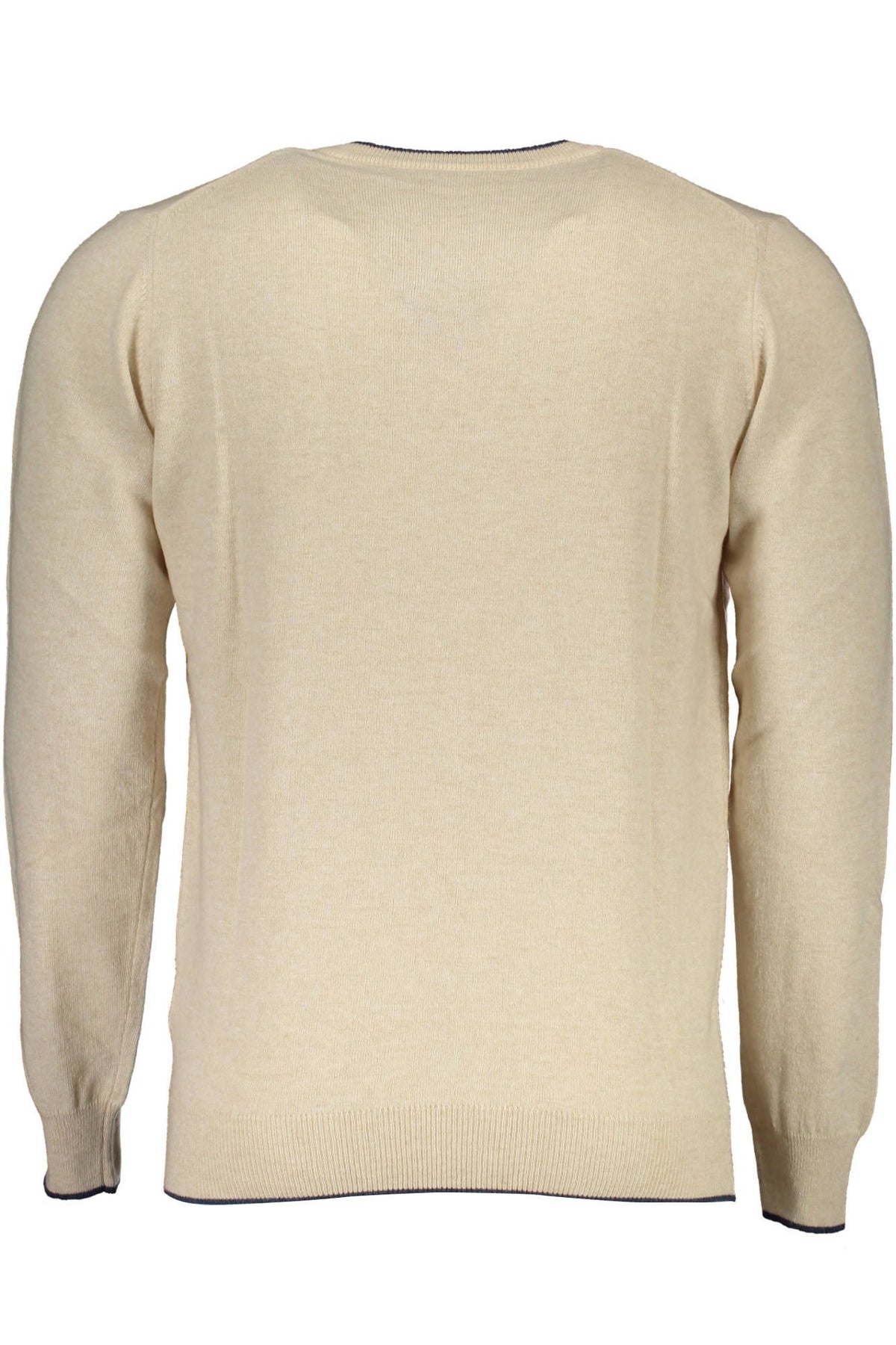 Pull ras du cou brodé beige North Sails