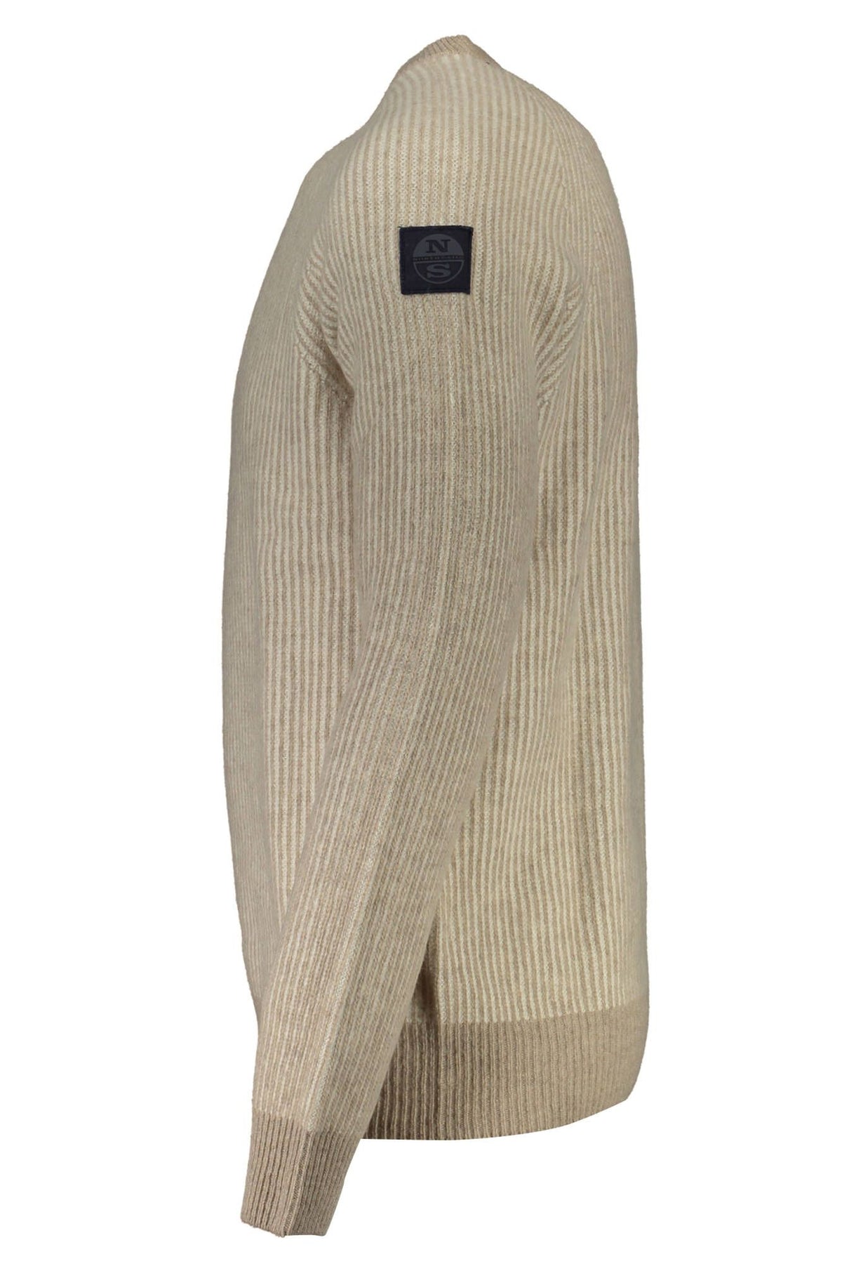 Pull en laine beige éco-responsable North Sails