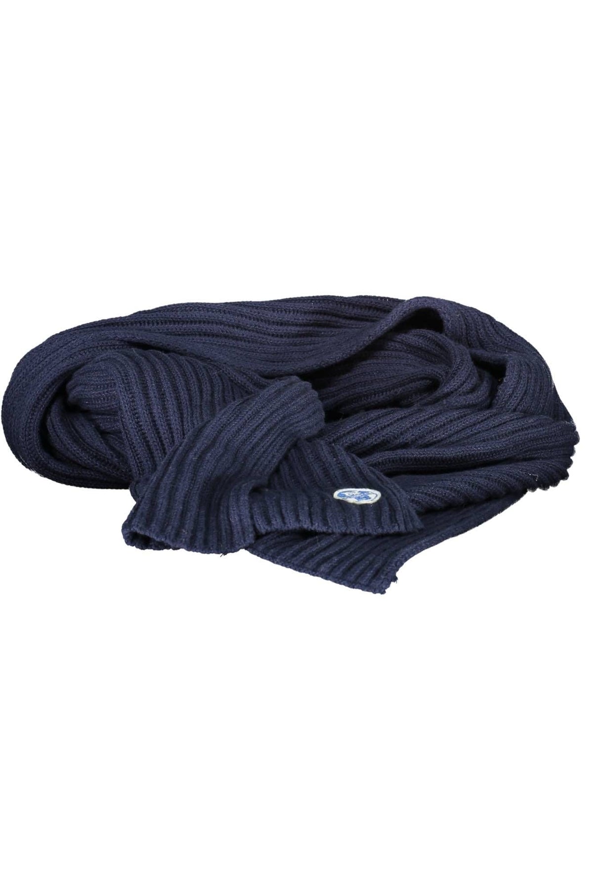 Elegante bufanda tejida azul de North Sails