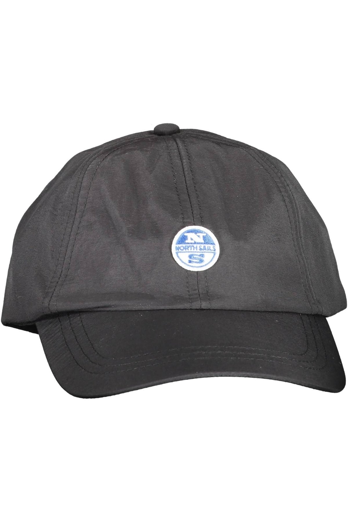 Gorra con visera elegante negra y detalle de logotipo de North Sails