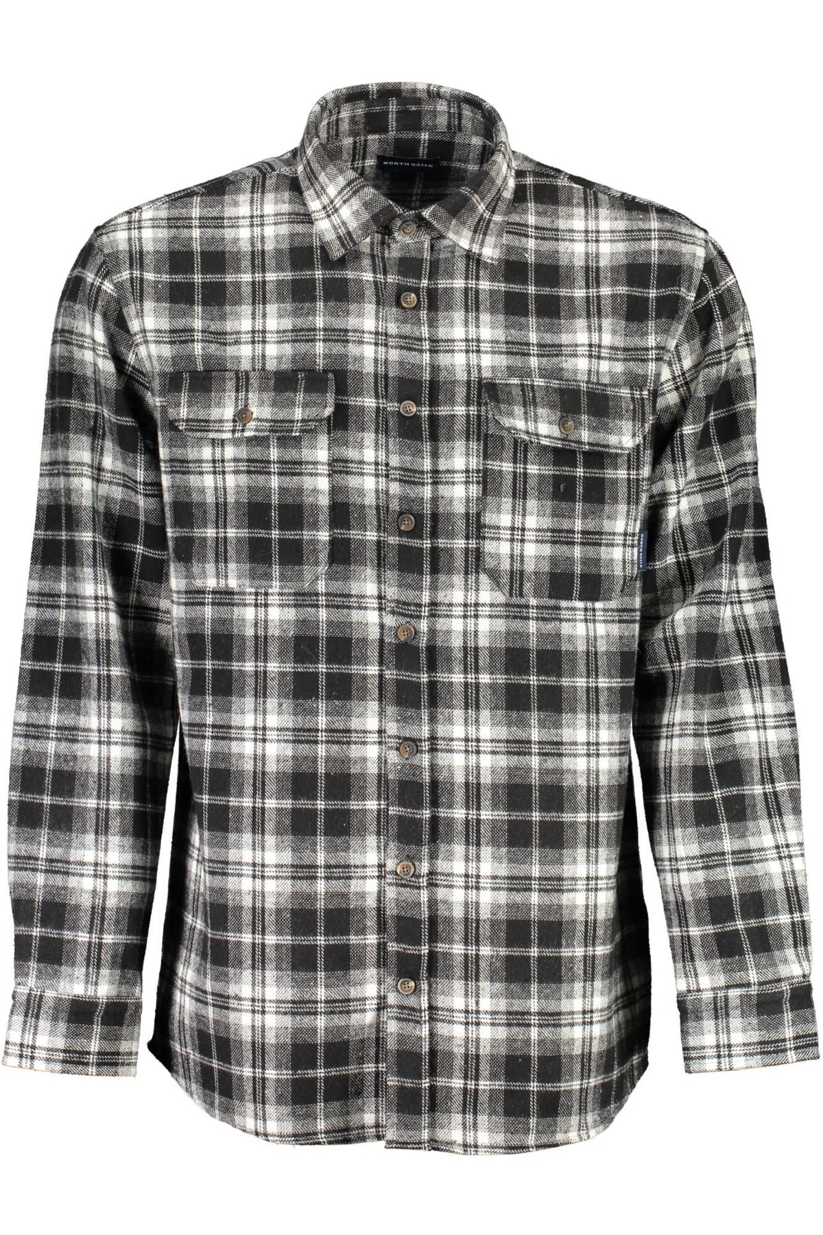 Camisa elegante de manga larga con cuello italiano de North Sails