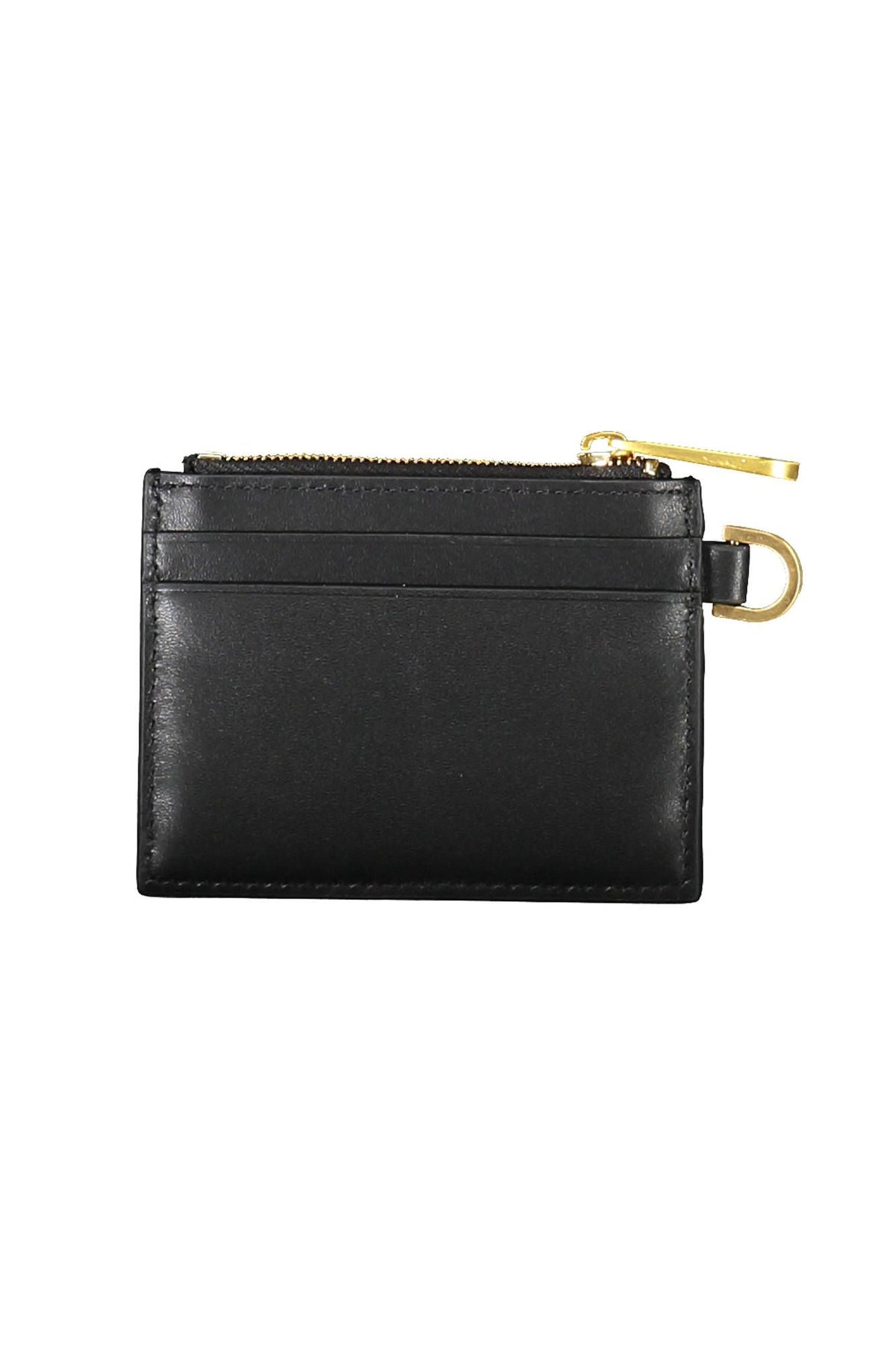 Calvin Klein Sleek Leather Card Holder with Contrast Details