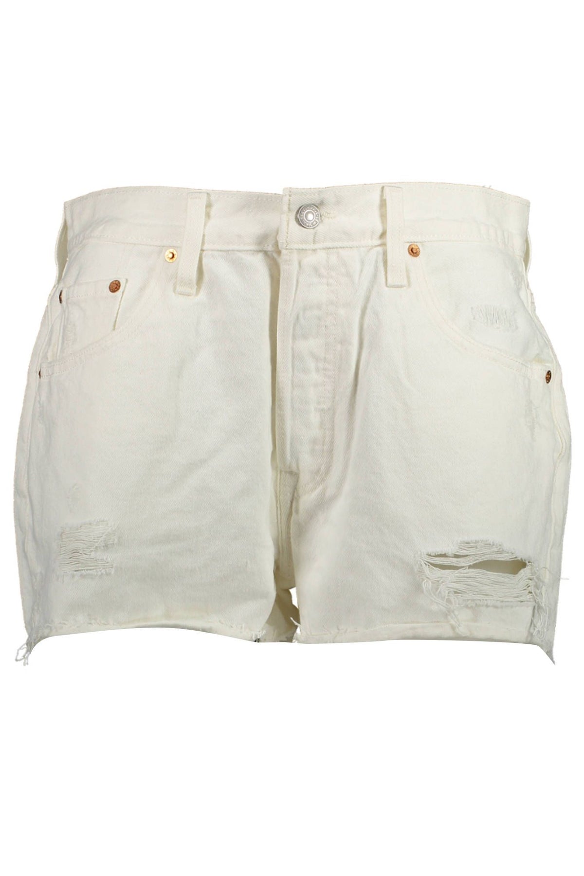 Short en denim blanc chic Levi's au charme classique