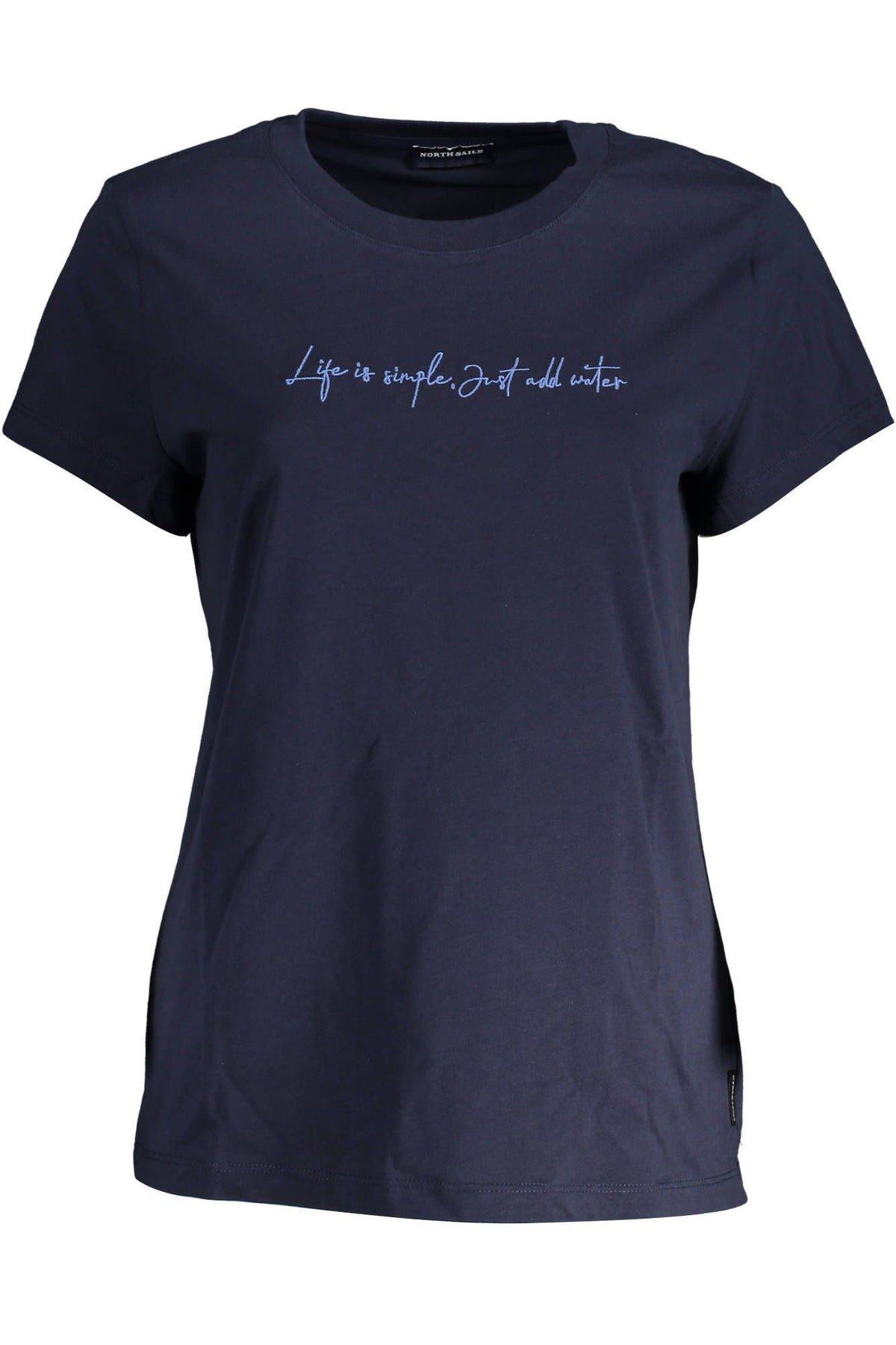 T-shirt en coton biologique bleu chic de North Sails avec broderie signature