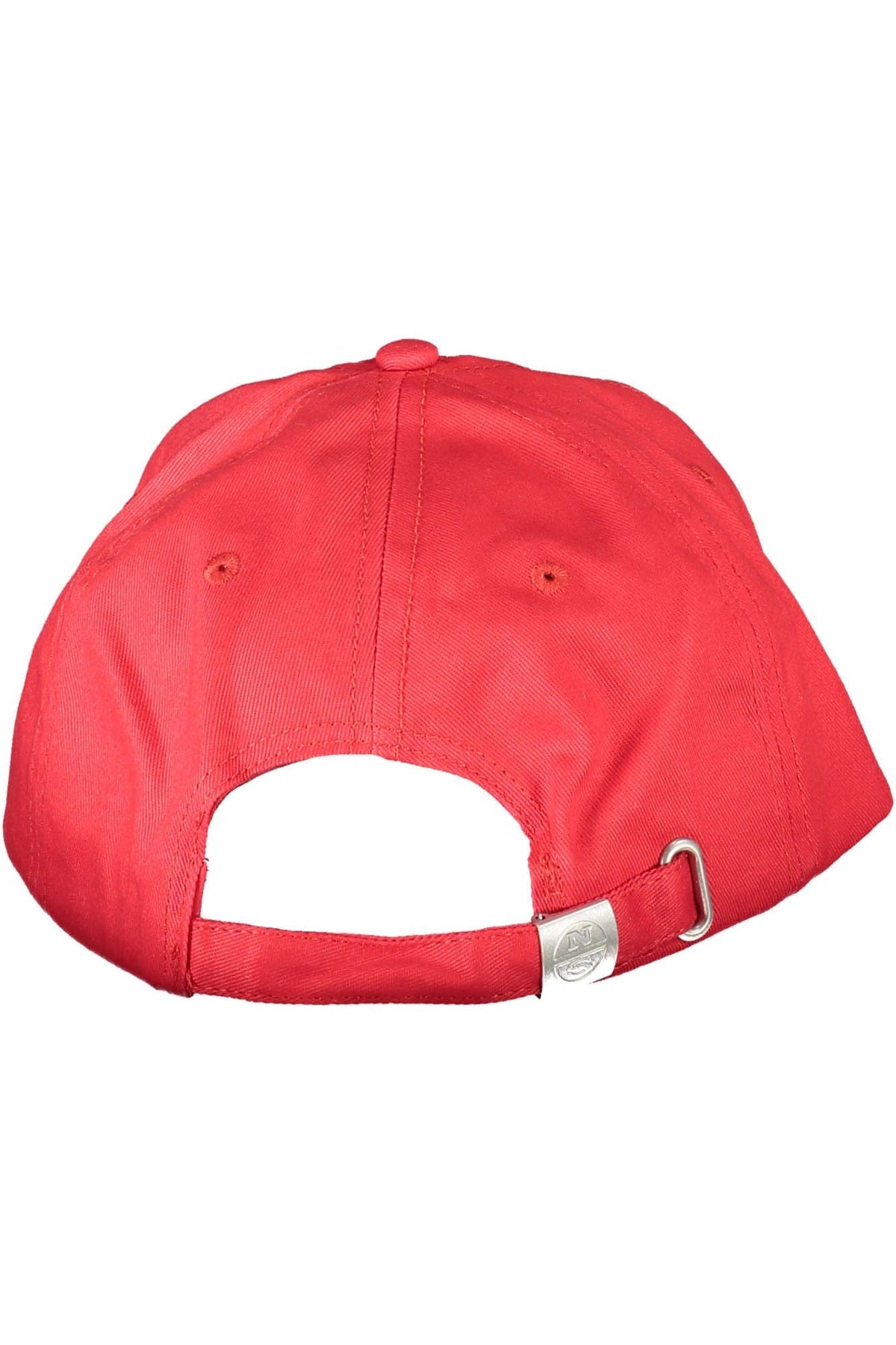 Casquette en coton rouge élégante North Sails avec visière à logo