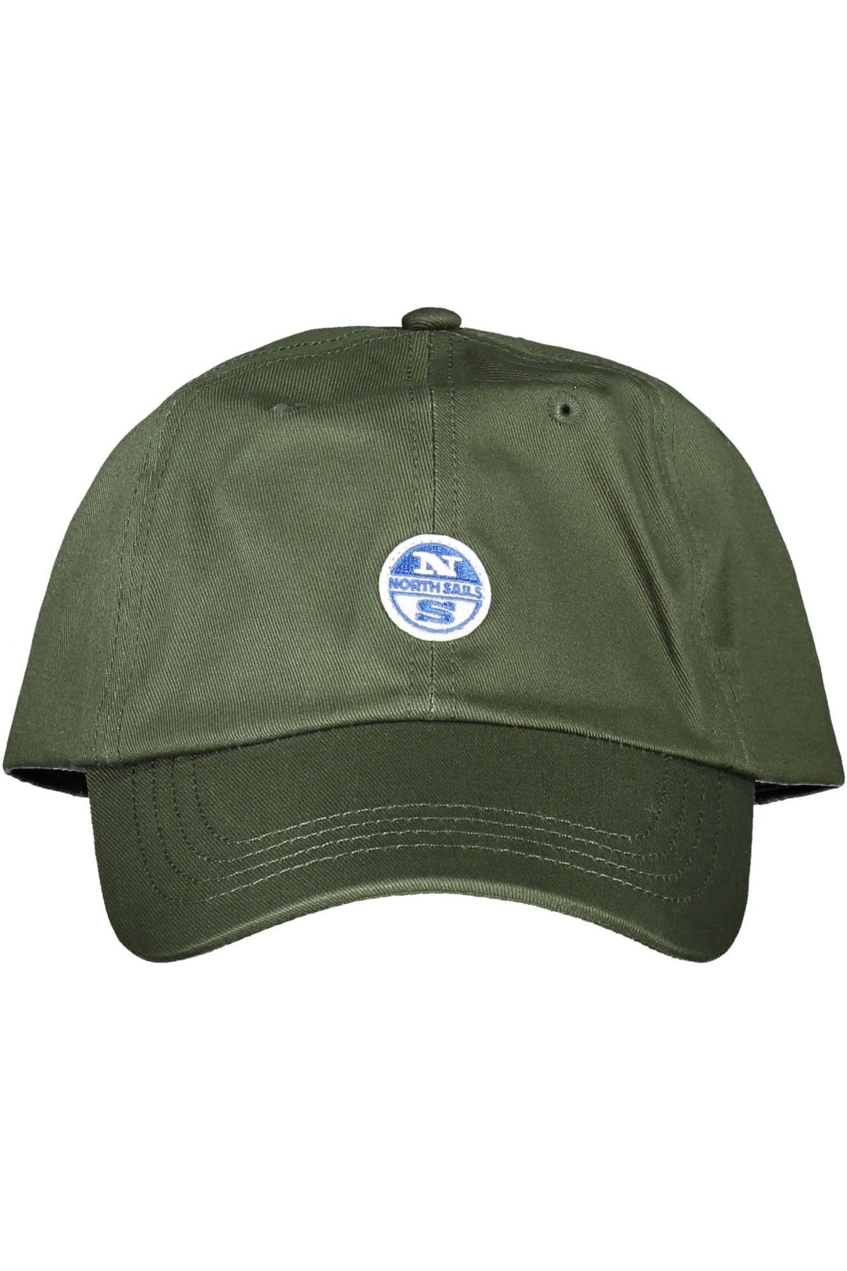 Gorra de algodón verde de North Sails con visera y detalle de logotipo