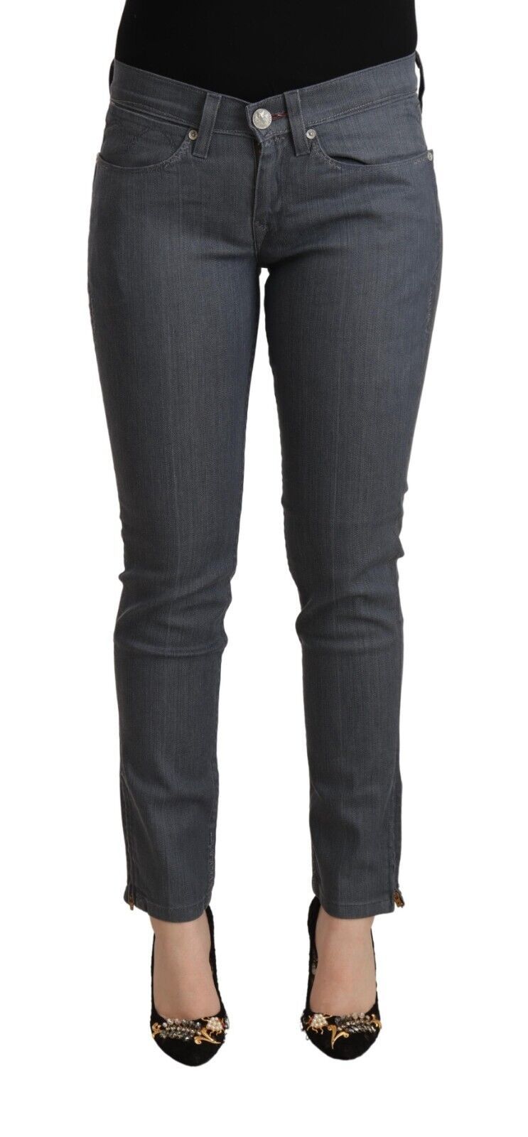 Jean slim chic Levi's en denim gris