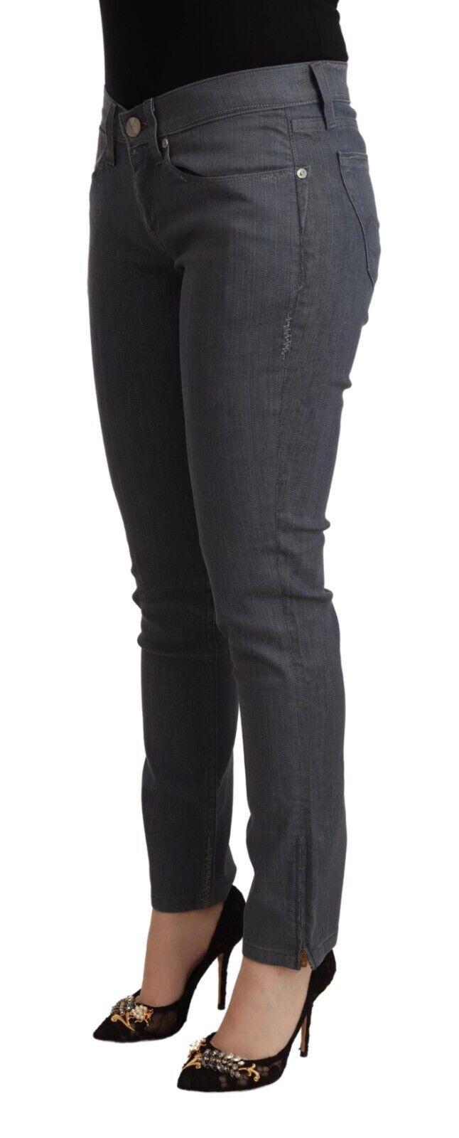 Jean slim chic Levi's en denim gris