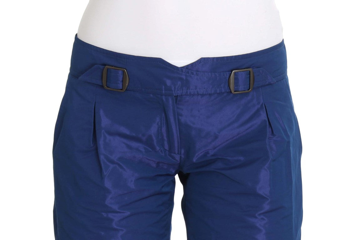 Ermanno Scervino Chic pantalones cortos azules de cintura media