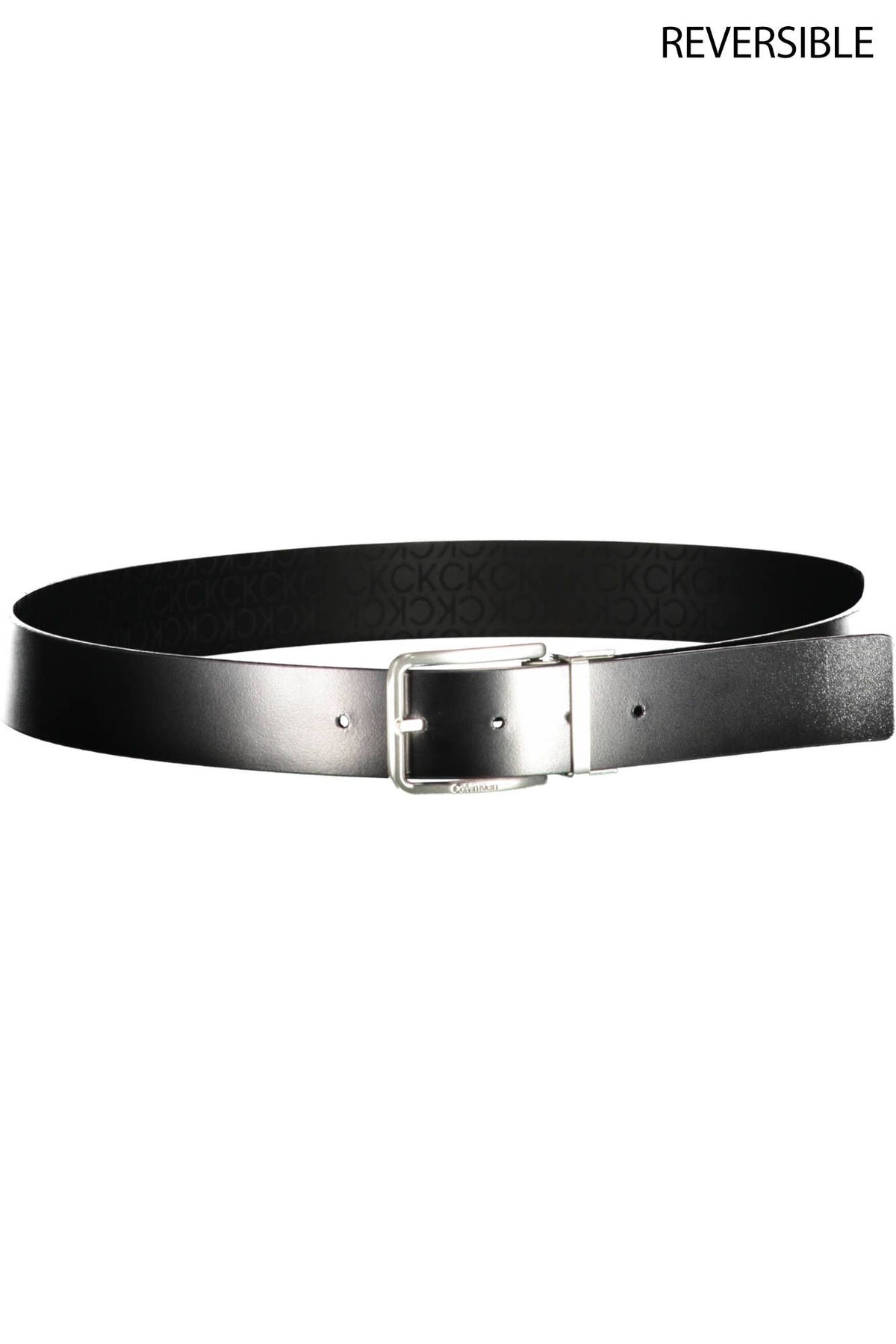 Calvin Klein Elegant Reversible Black Belt with Logo Detail