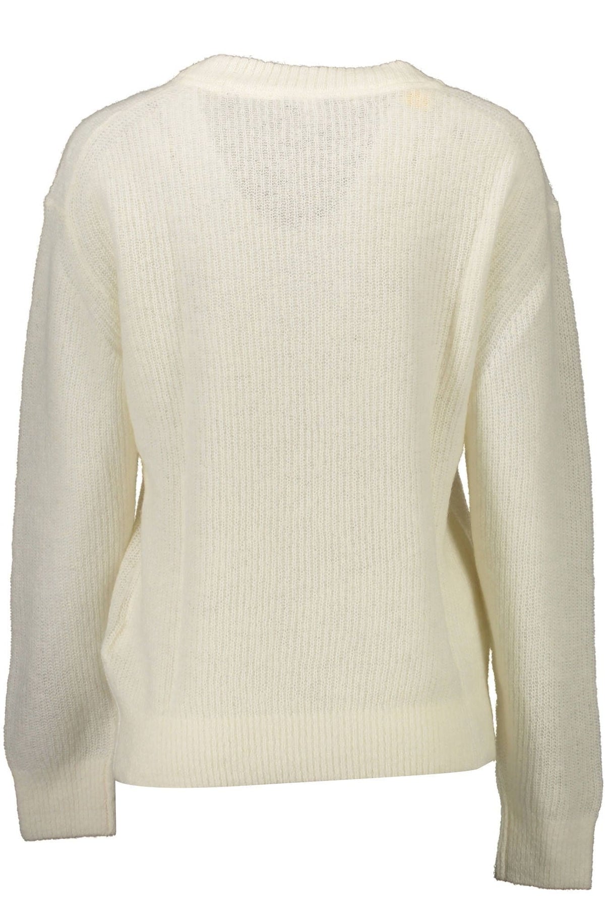 Gant Elegant White Wool-Blend Sweater