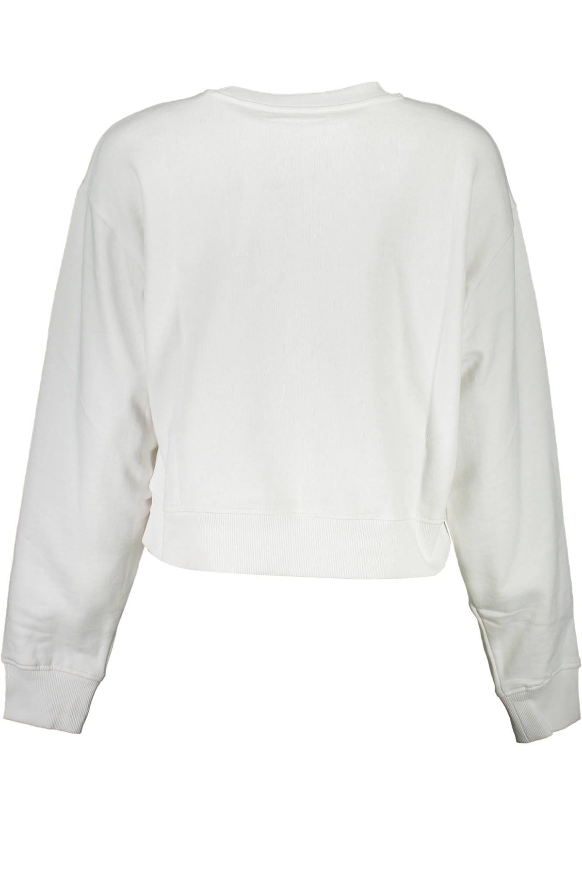 Sweat-shirt en coton blanc chic Guess Jeans avec imprimé logo