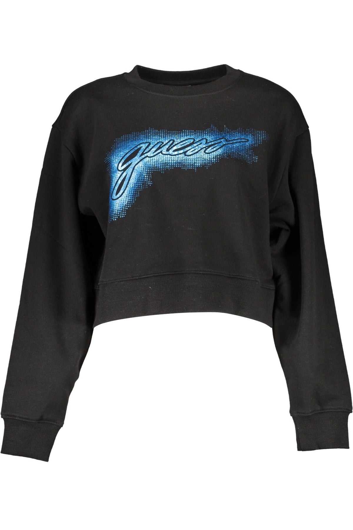 Guess Jeans Sleek Organic Cotton Sweatshirt with Logo Print