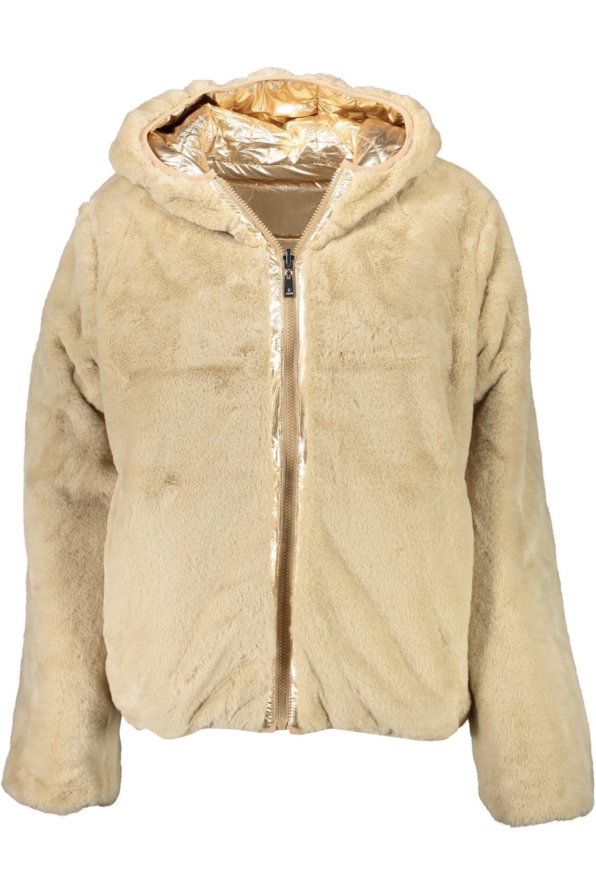 US POLO ASSN. Chaqueta reversible de nailon de manga larga con capucha