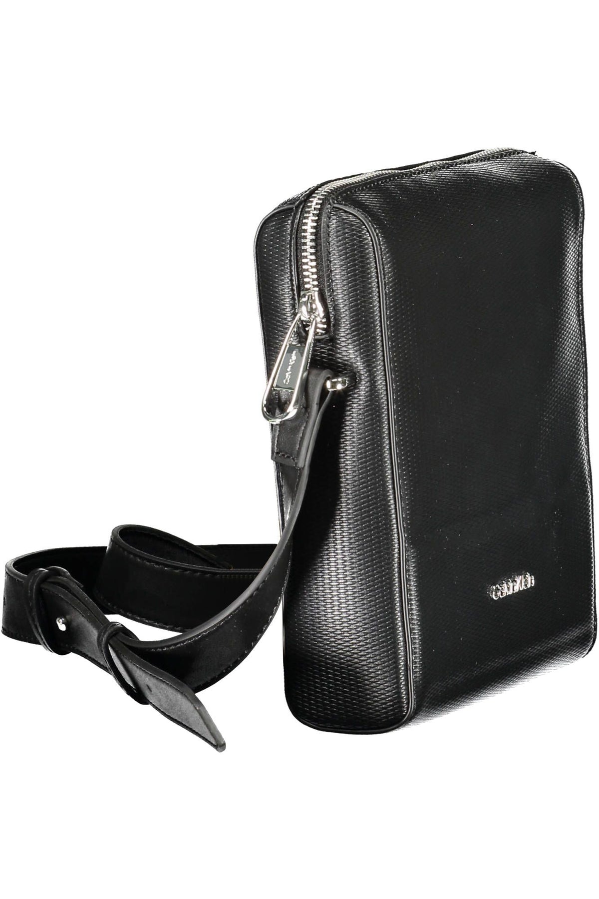 Calvin Klein Elegant Black Shoulder Bag with Eco Edge