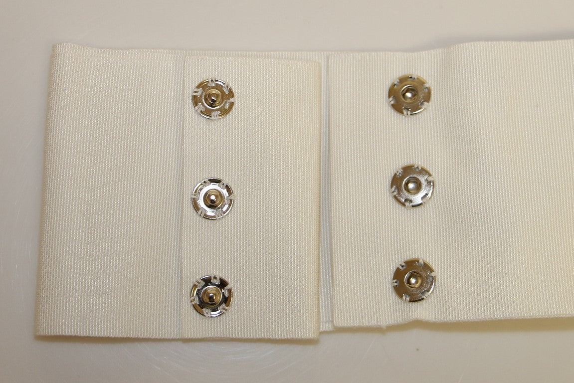 Ceinture à boutons-pression ornée de strass Dolce &amp; Gabbana