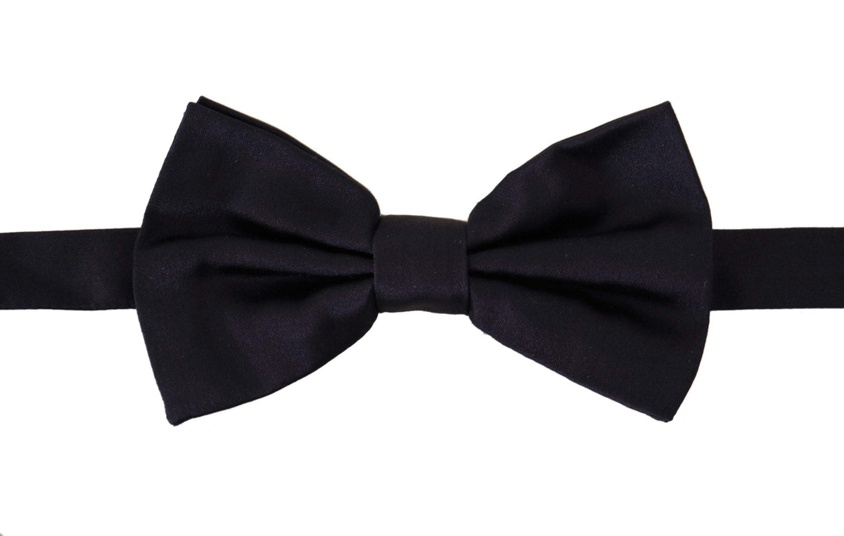 Dolce & Gabbana Elegant Blue Silk Bow Tie