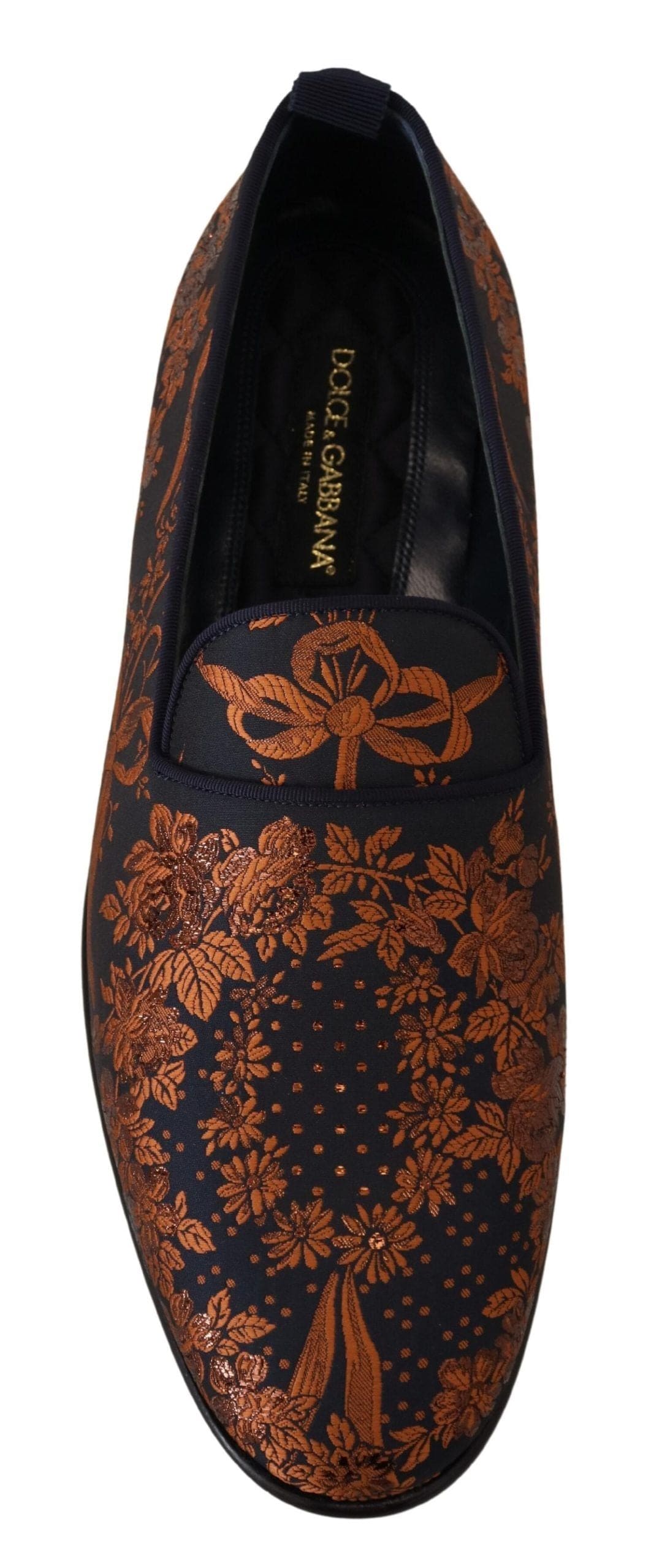 Mocassins à enfiler élégants à motif floral Dolce &amp; Gabbana