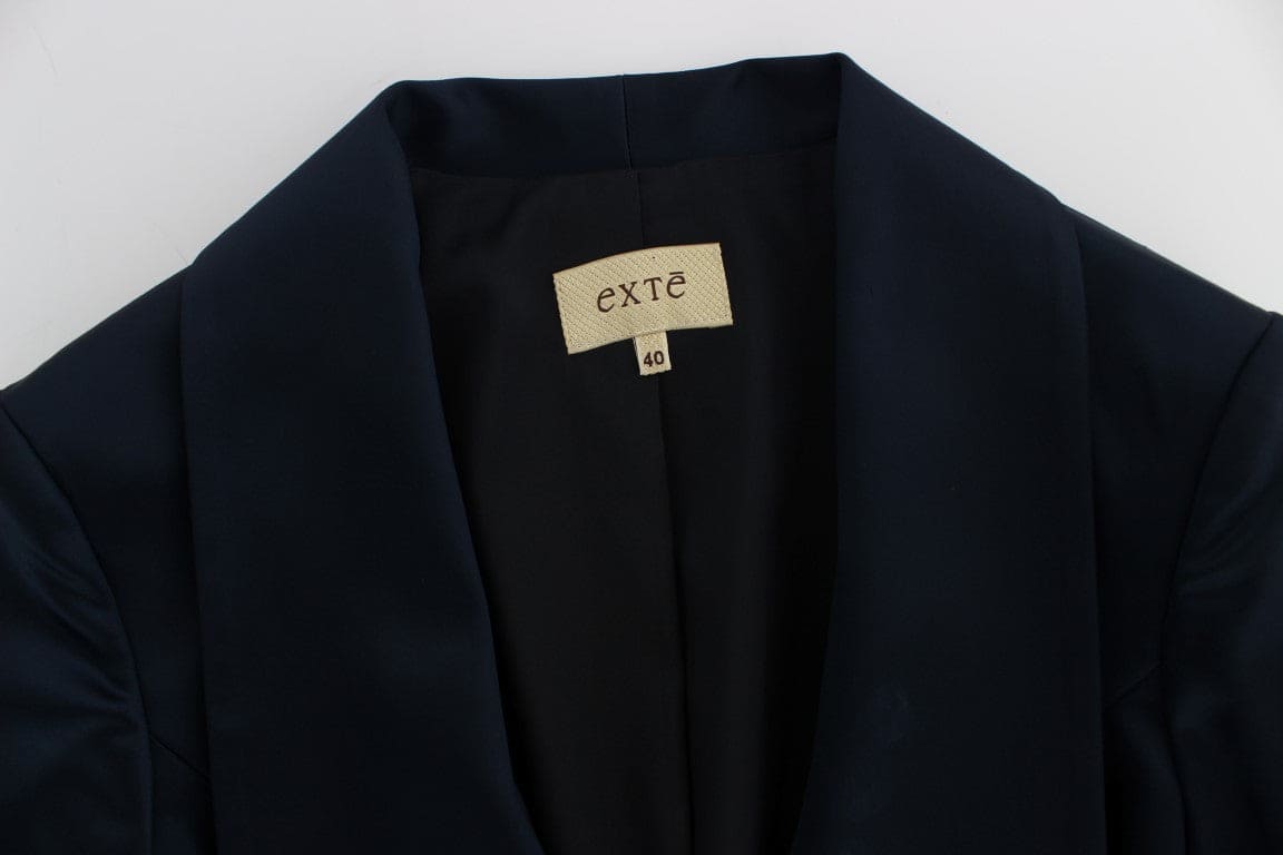 Veste blazer bleue élégante Exte avec une touche de créateur