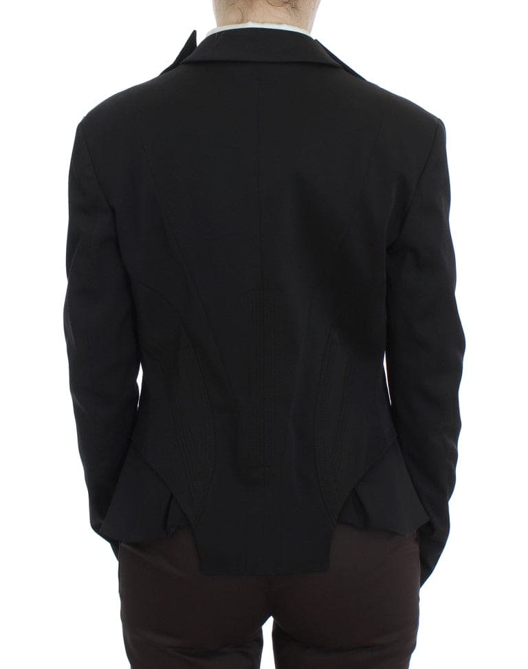 Veste blazer extensible noire élégante Exte