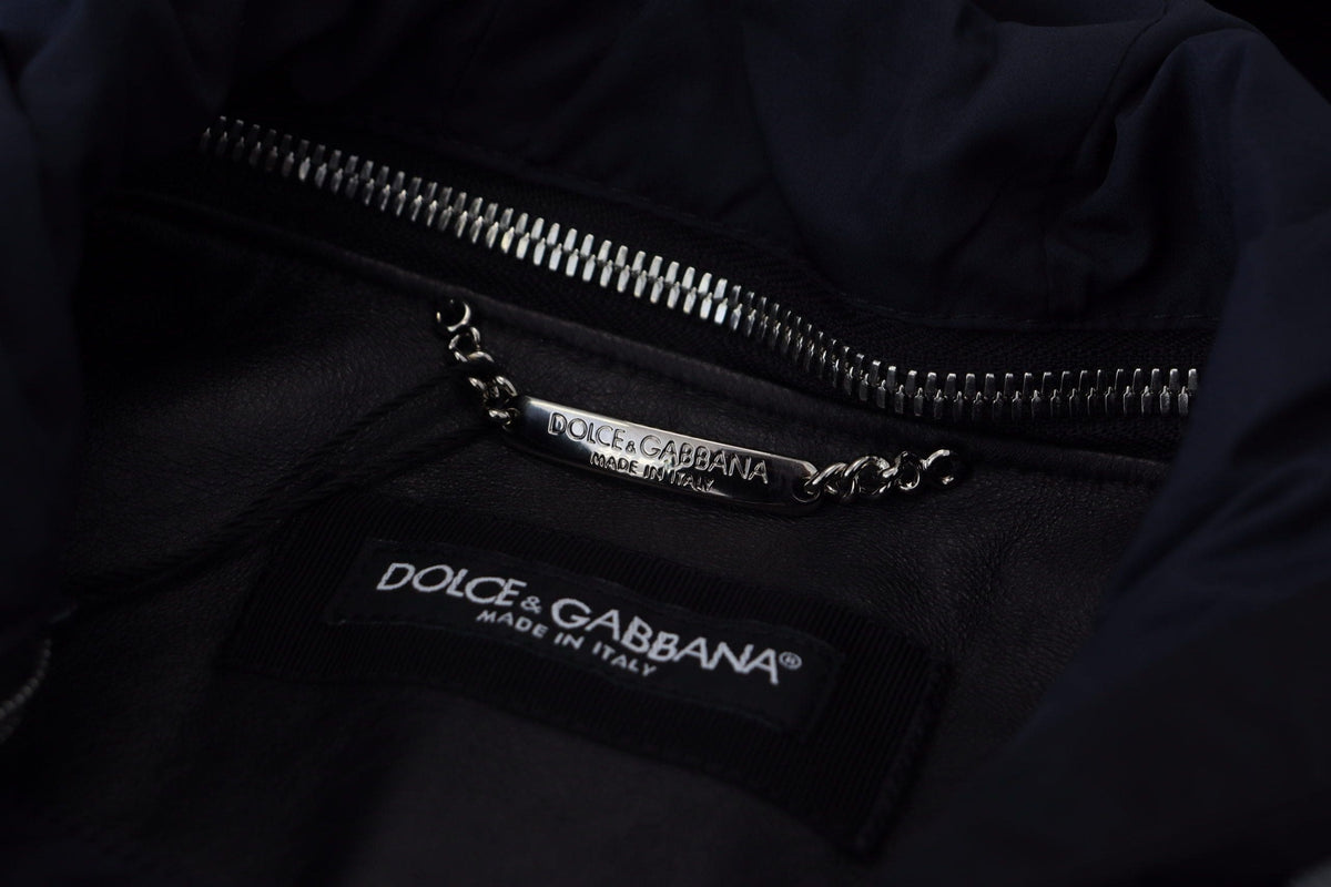 Dolce & Gabbana Elegant Black Bomber Blouson Jacket