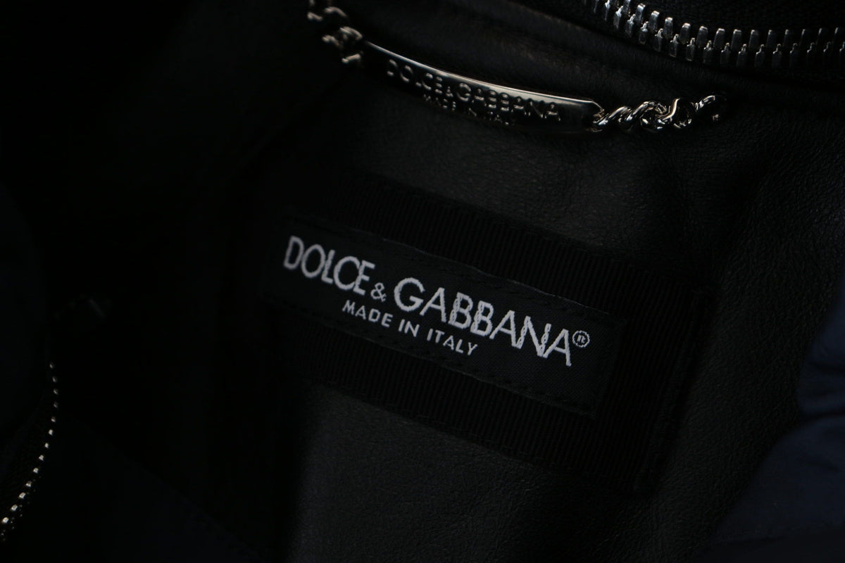 Veste bomber noire élégante Dolce &amp; Gabbana