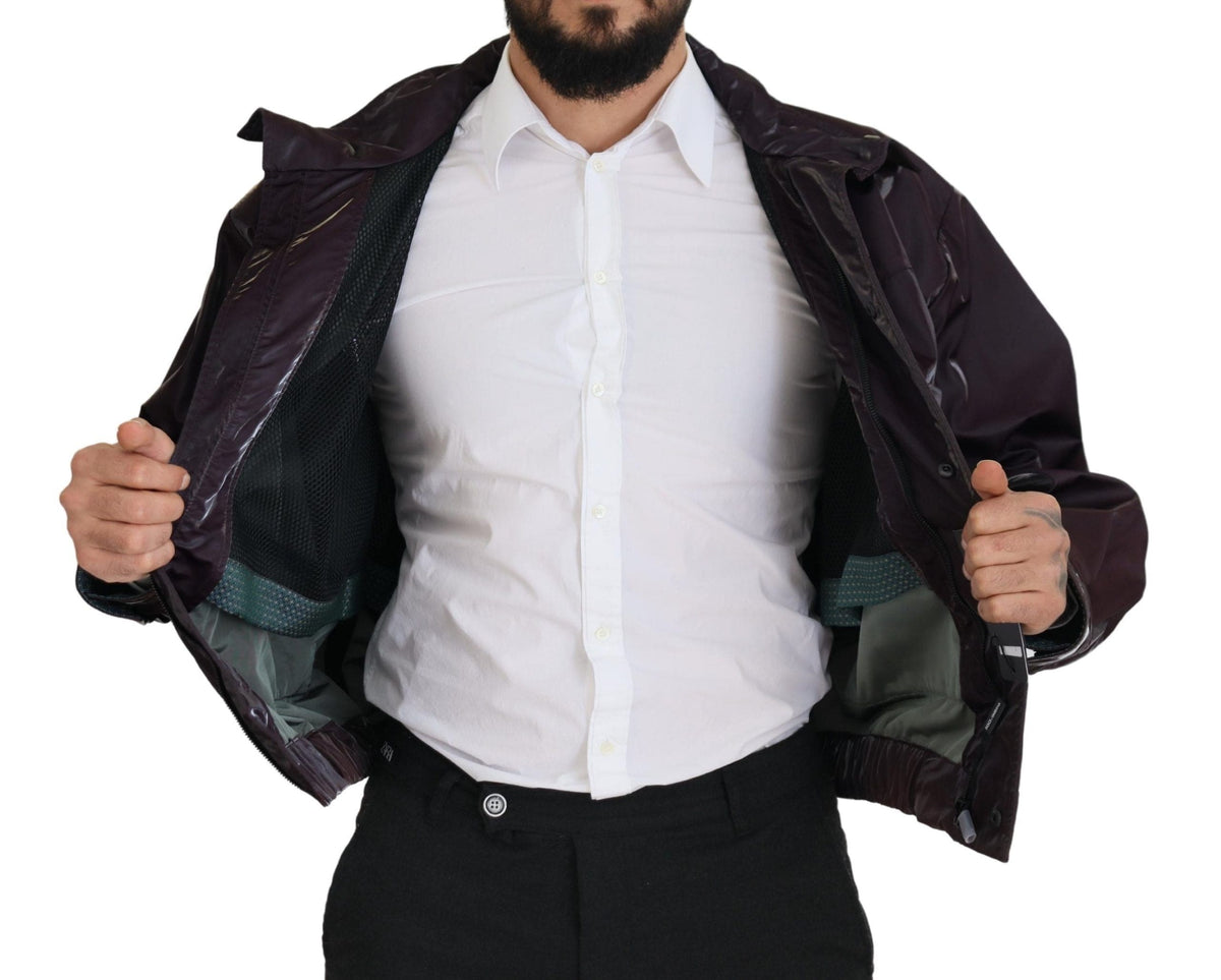 Chaqueta biker elegante color morado de Dolce &amp; Gabbana