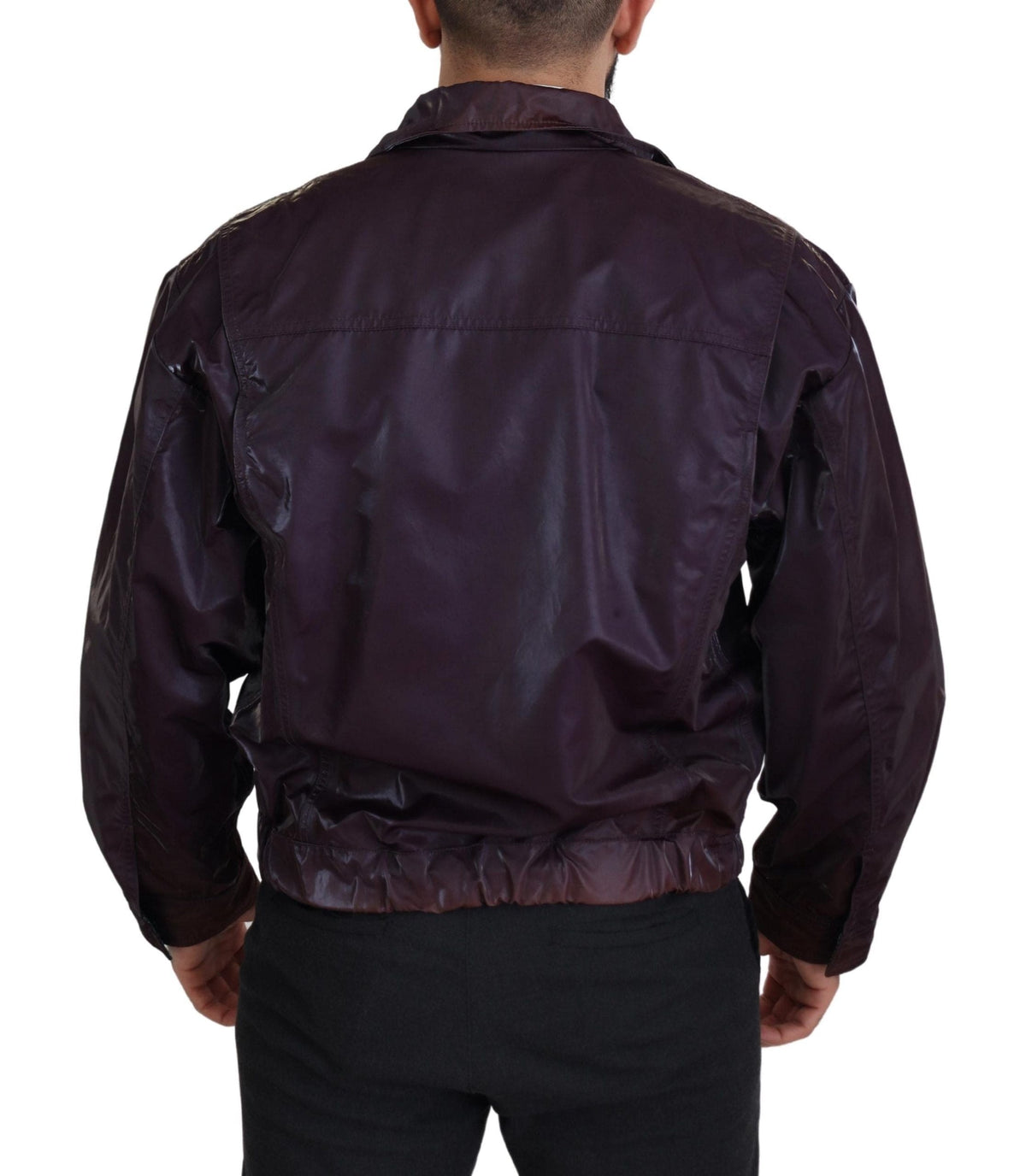 Chaqueta biker elegante color morado de Dolce &amp; Gabbana