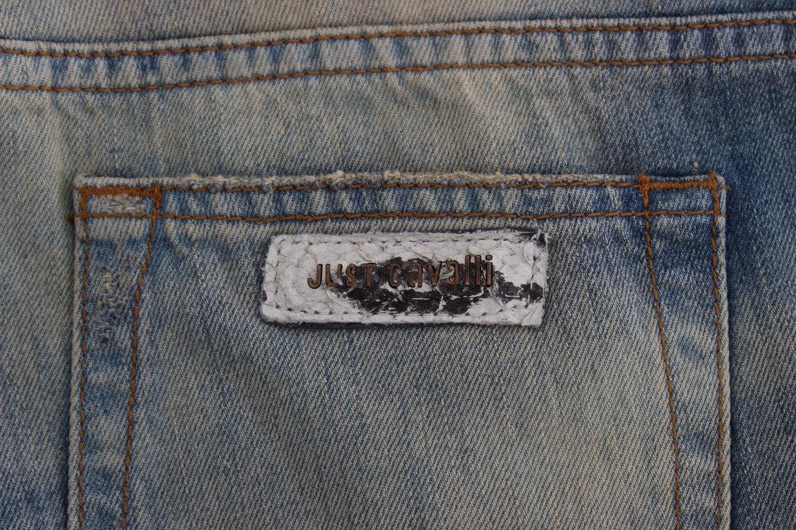 Jean slim bootcut bleu élégant Cavalli