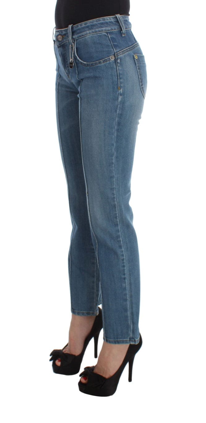 Costume National Chic Slim Fit Blue Jeans pour la femme moderne