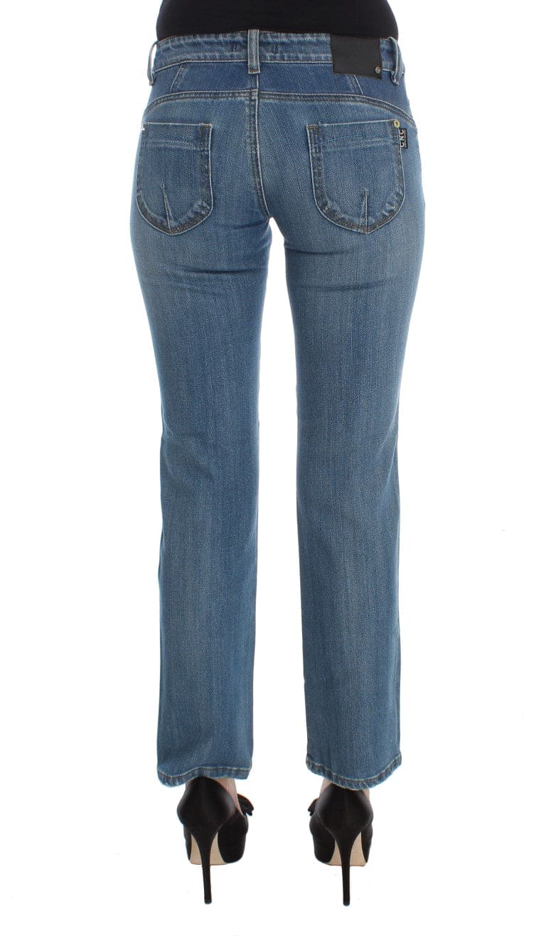 Costume National Chic Slim Fit Blue Jeans pour la femme moderne