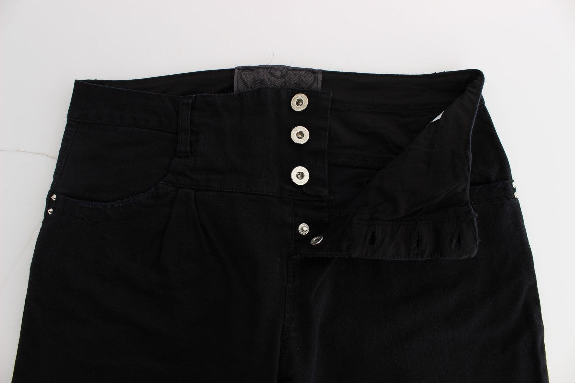 Jean slim noir en denim de Costume National