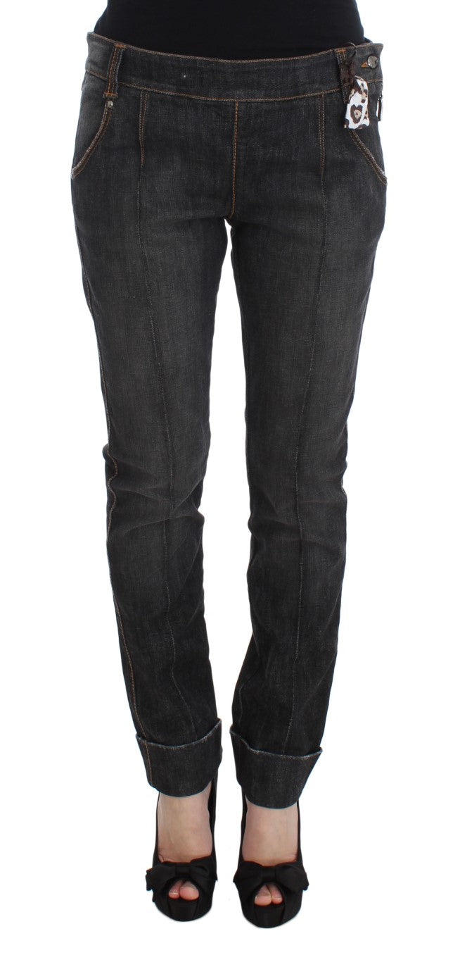 Ermanno Scervino Jean slim chic délavé gris