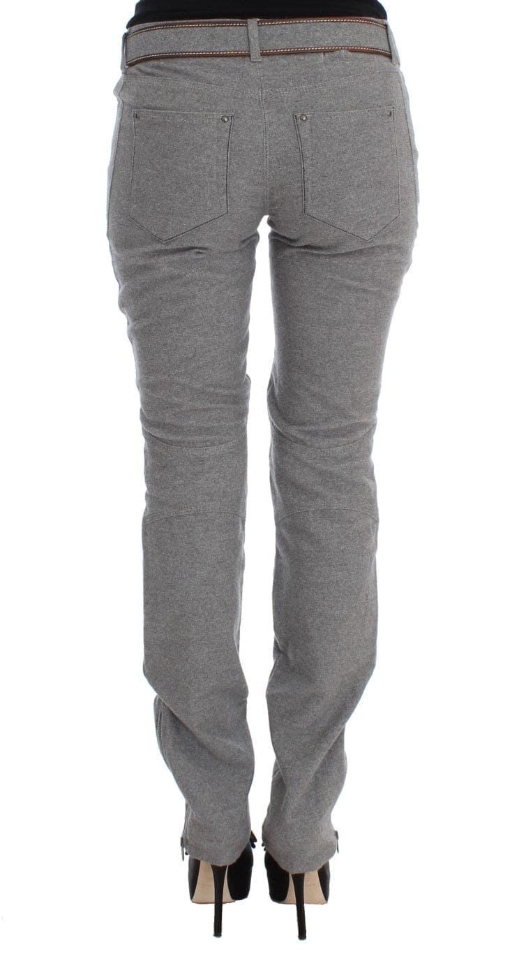 Ermanno Scervino Pantalon chic décontracté en coton gris